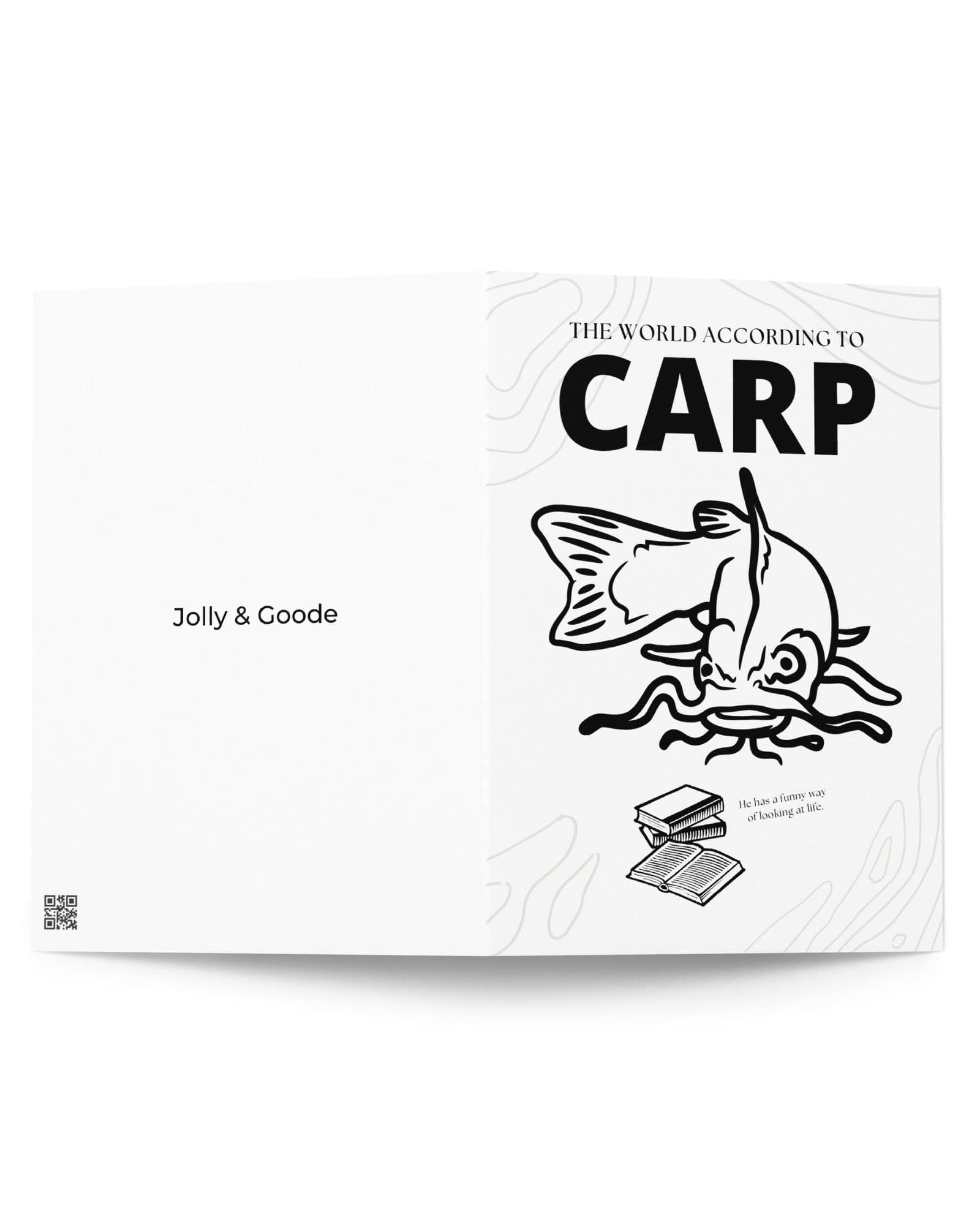 The World According to Carp | Greeting Card.
