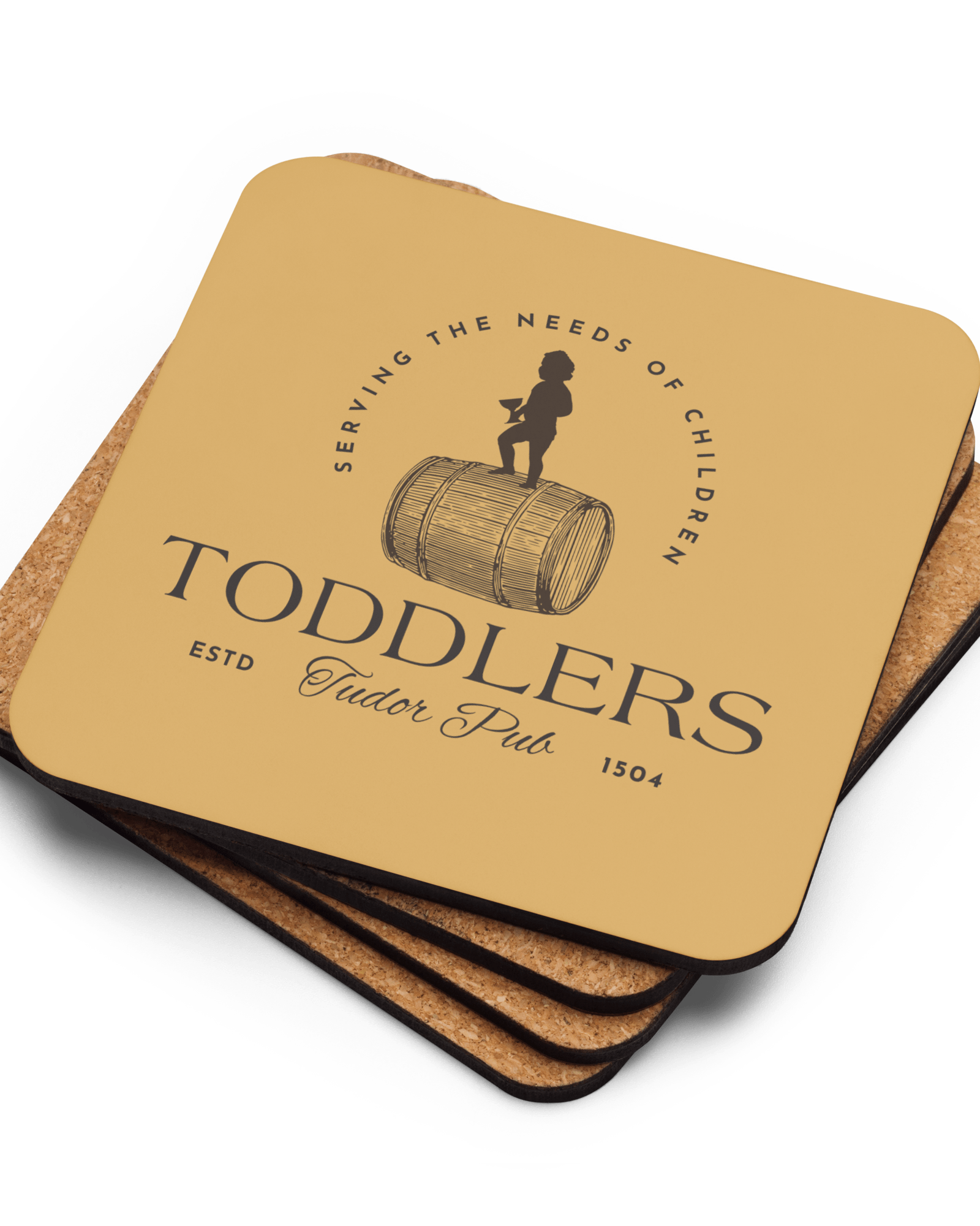 Toddlers Tudor Pub Coaster.