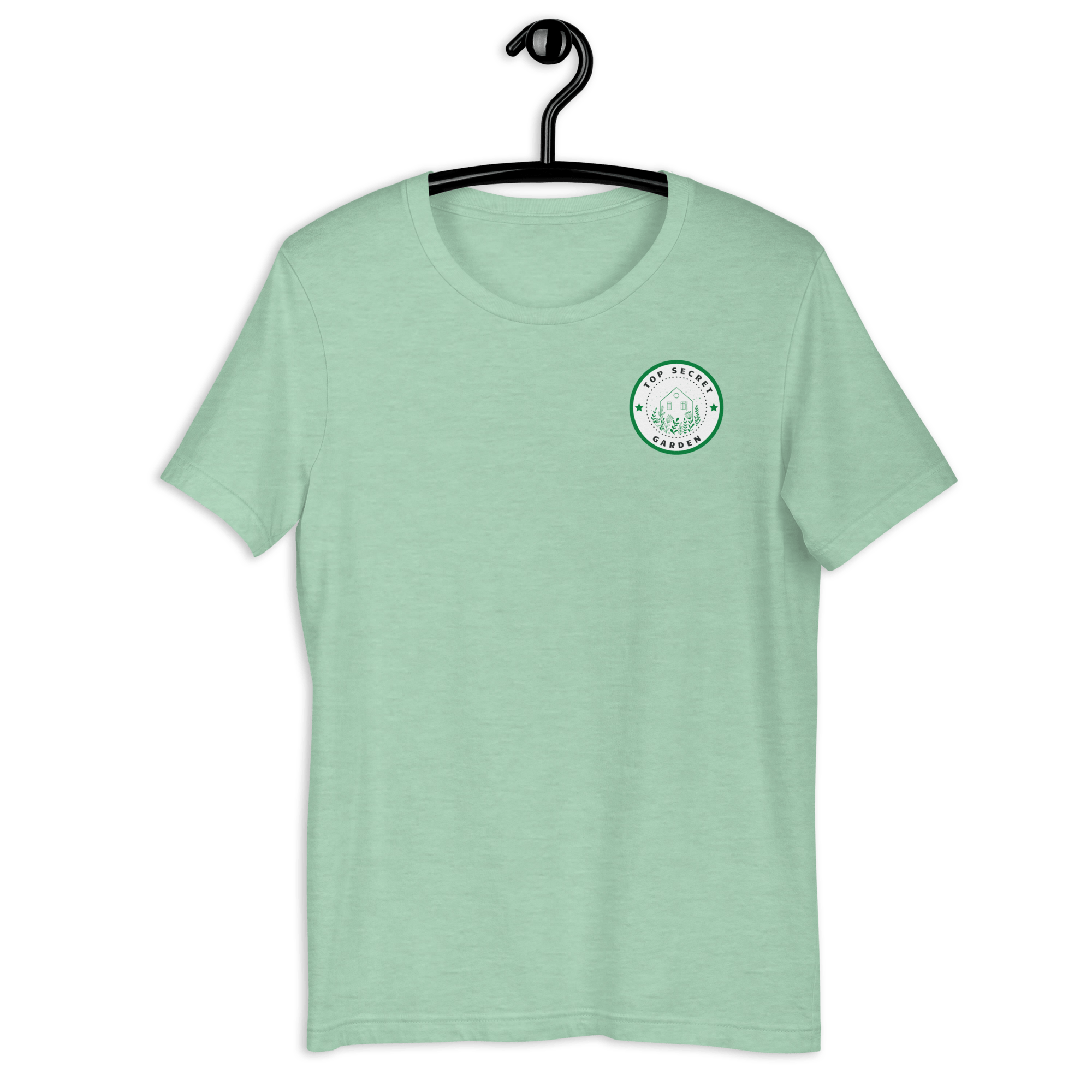 Top Secret Garden T-shirt Heather Prism Mint / S Shirts & Tops Jolly & Goode
