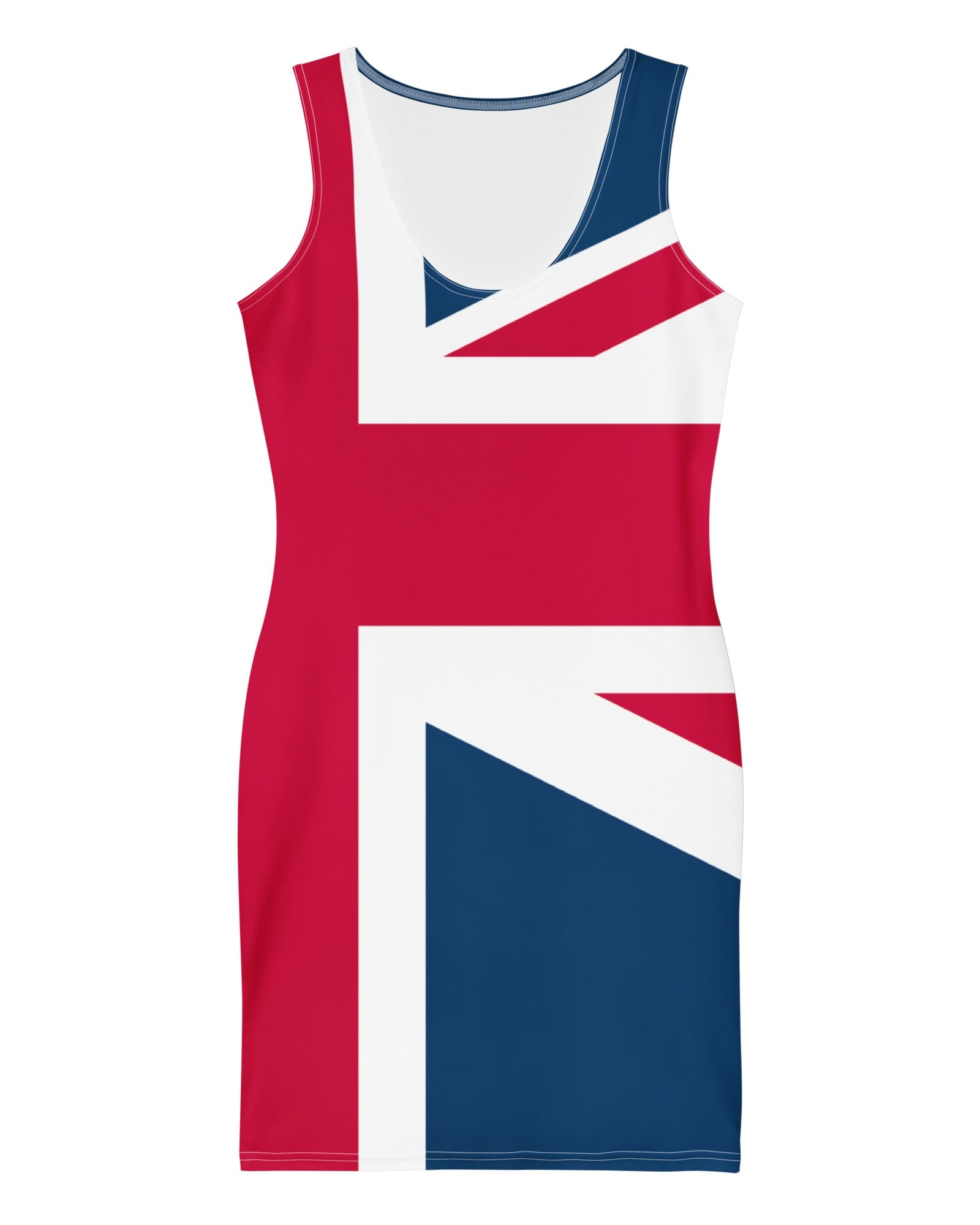 Union Jack Bodycon Dress | Fitted Dress.