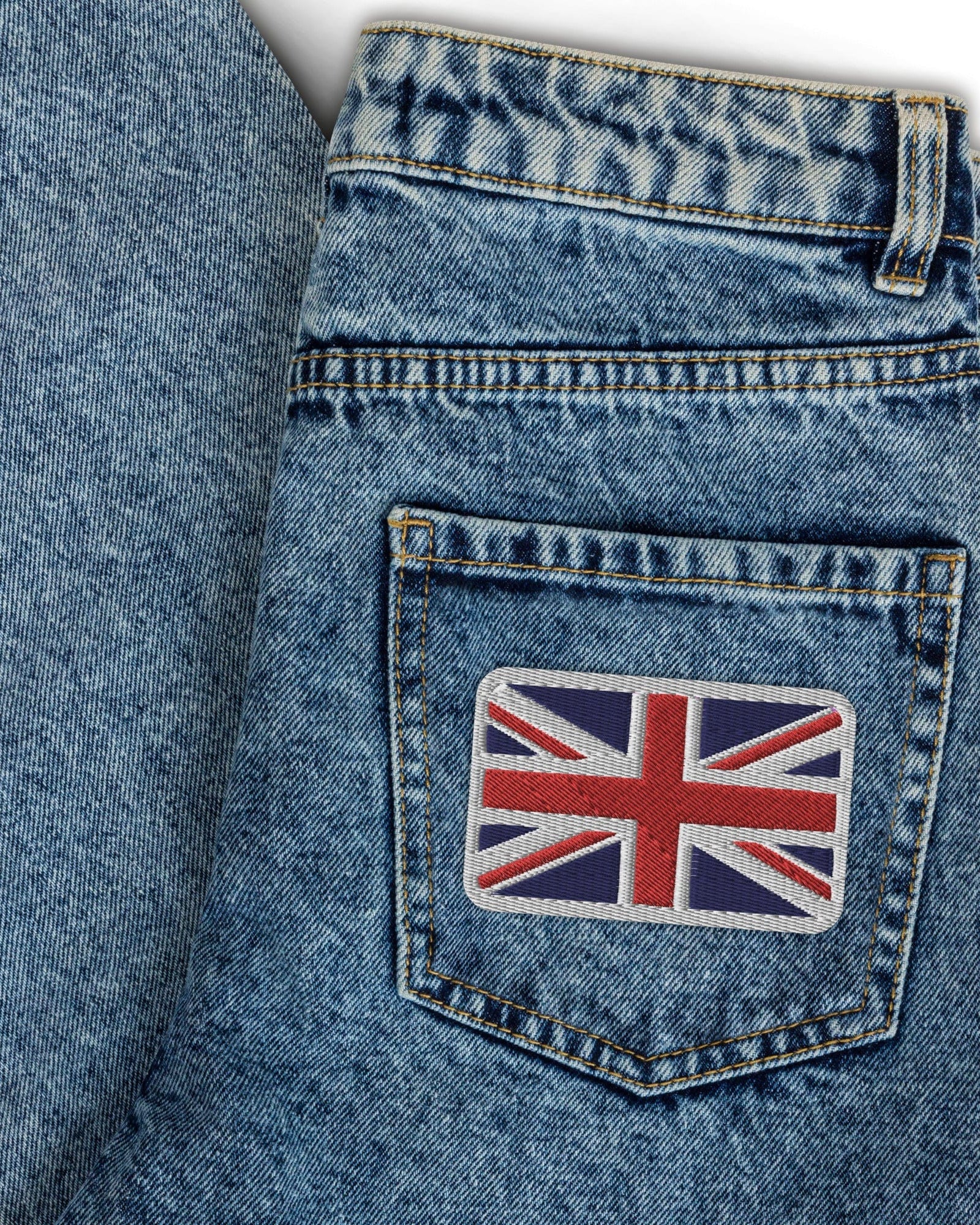 Union Jack Embroidered Patch.