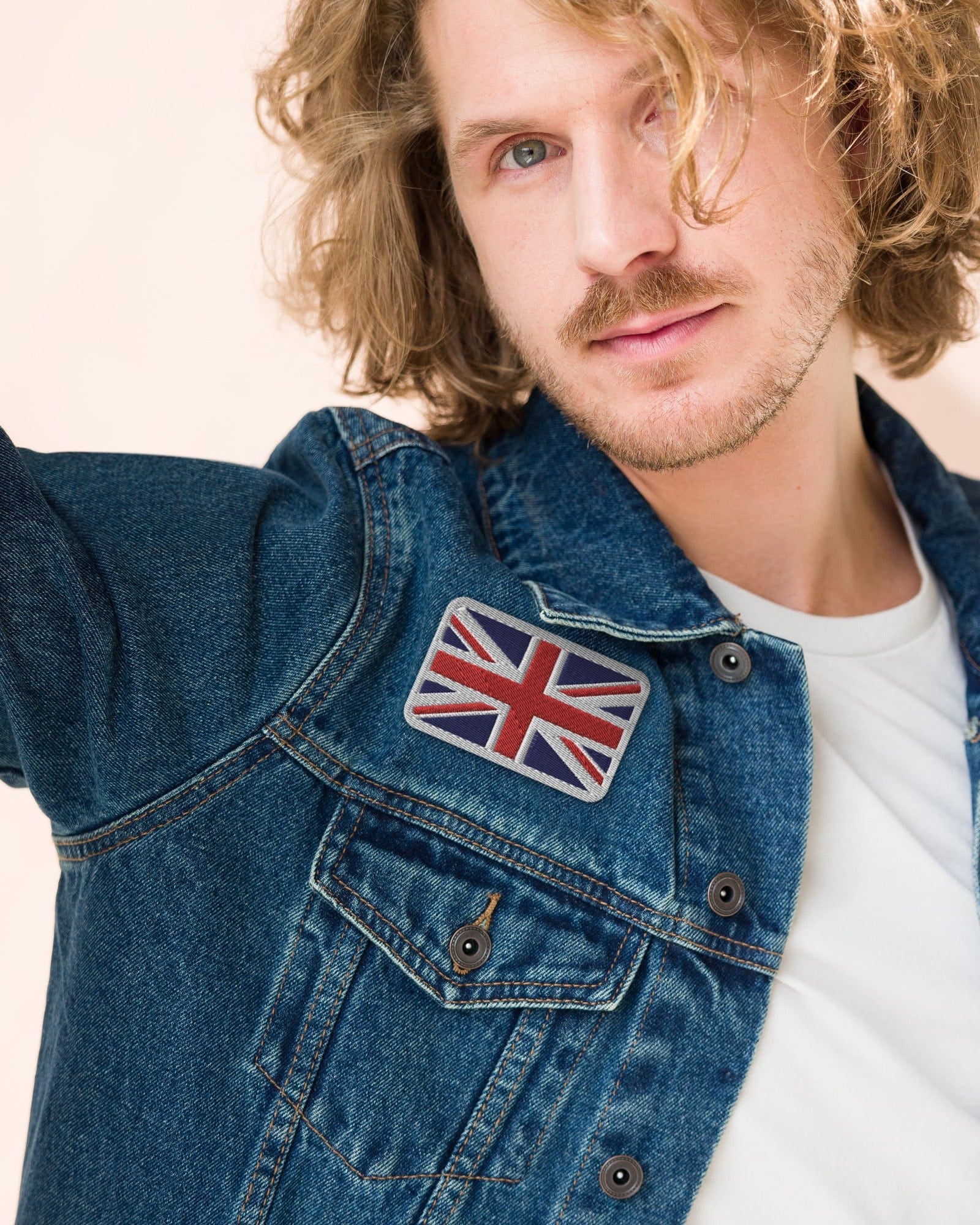 Union Jack Embroidered Patch.