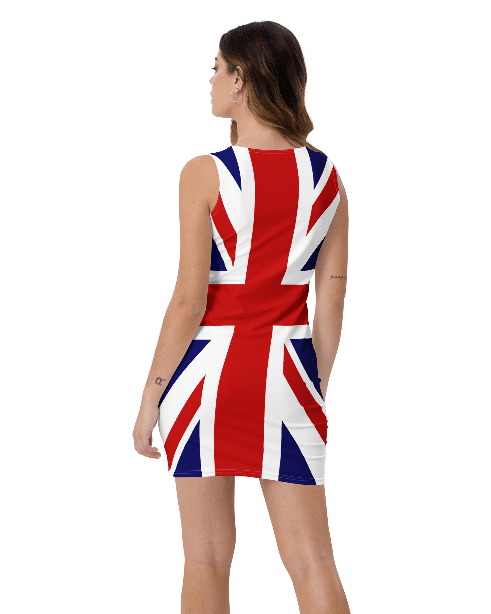 Union Jack Fitted Dress XS Fitted Dress Jolly & Goode