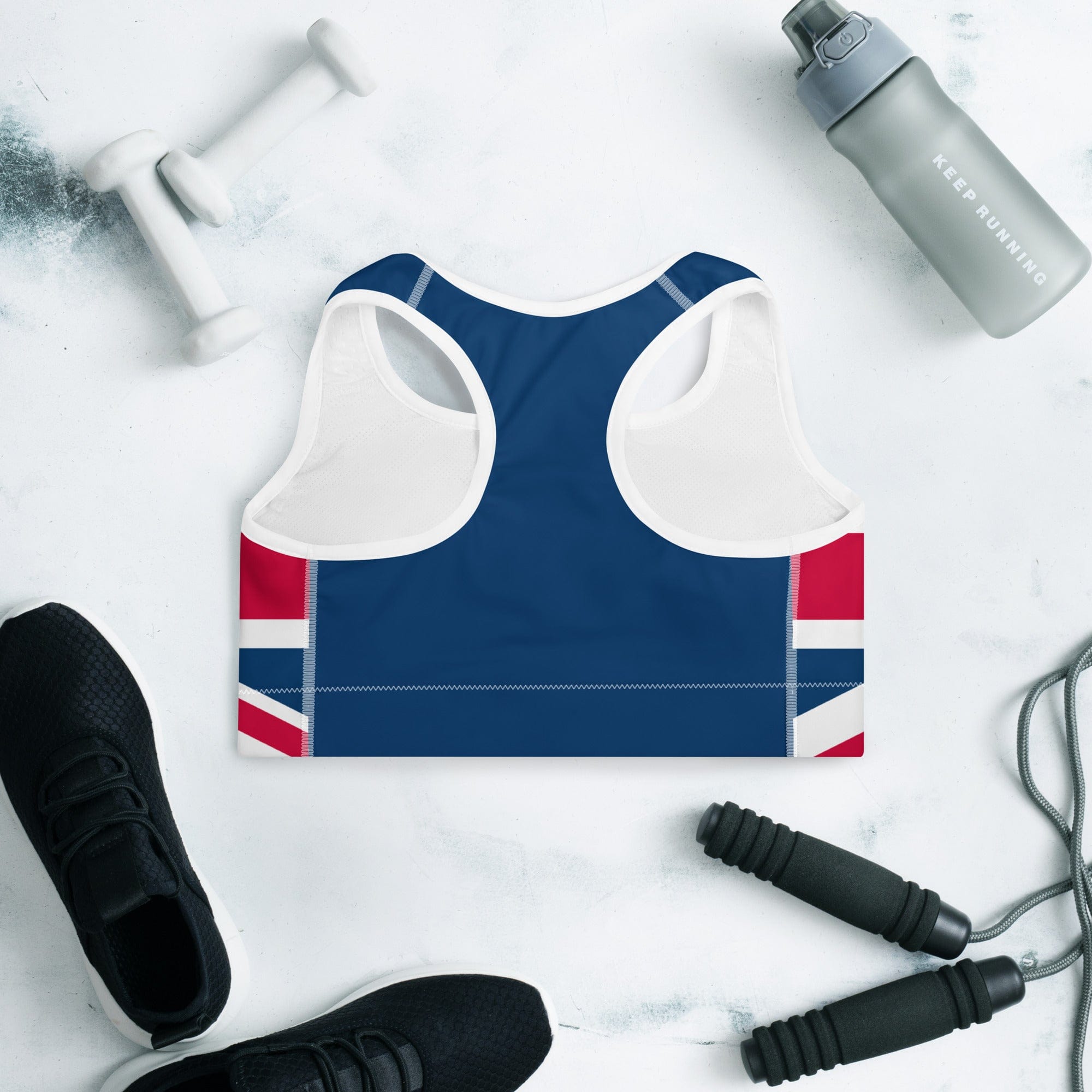 Union Jack Sports Bra | Padded.