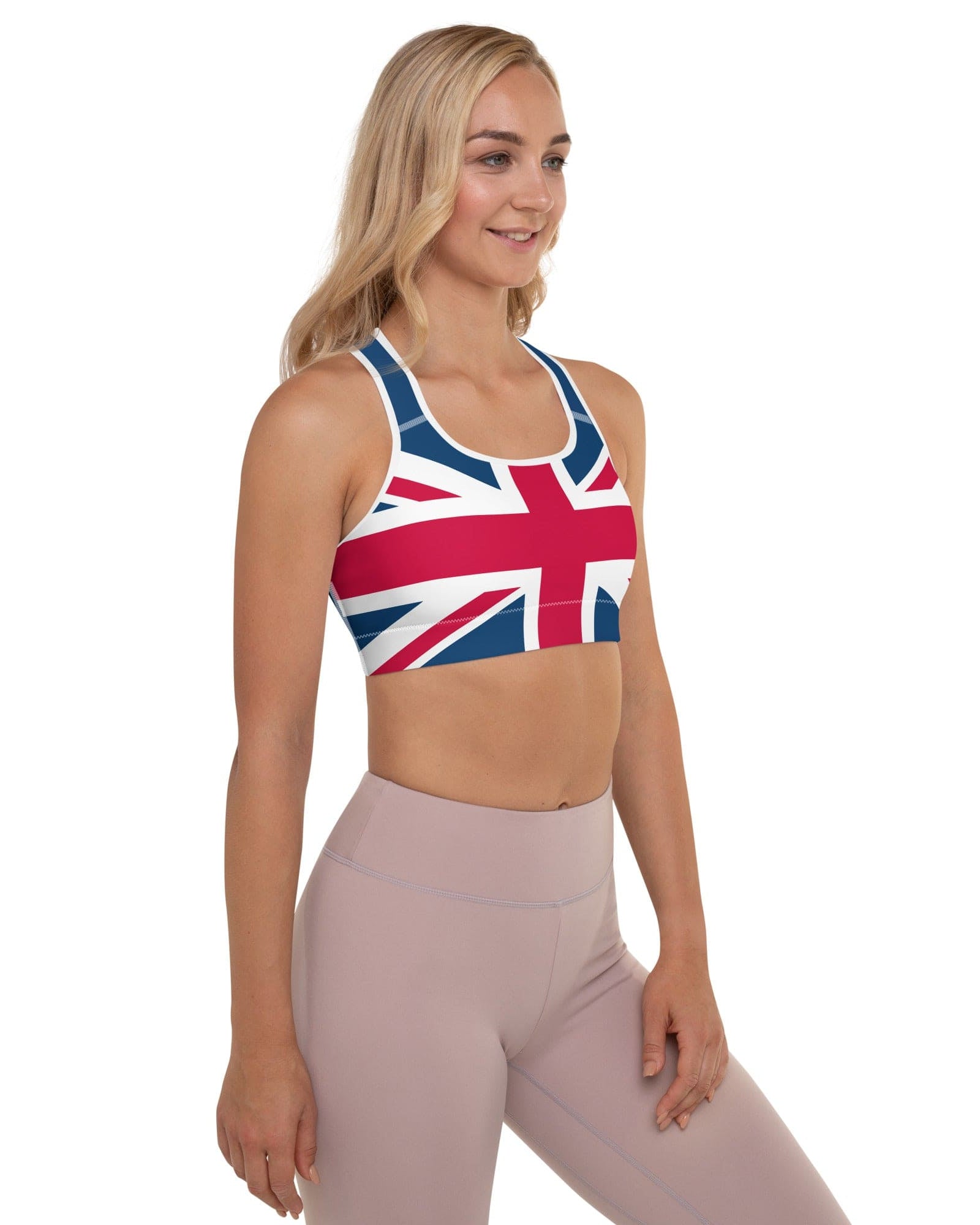 Union Jack Sports Bra | Padded.