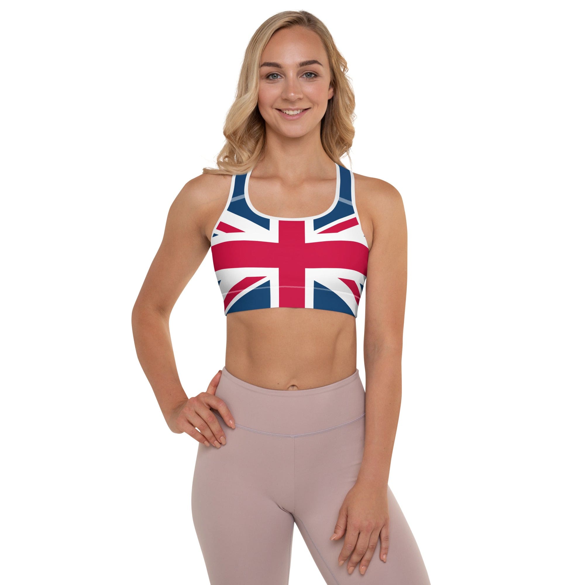 Union Jack Sports Bra | Padded.