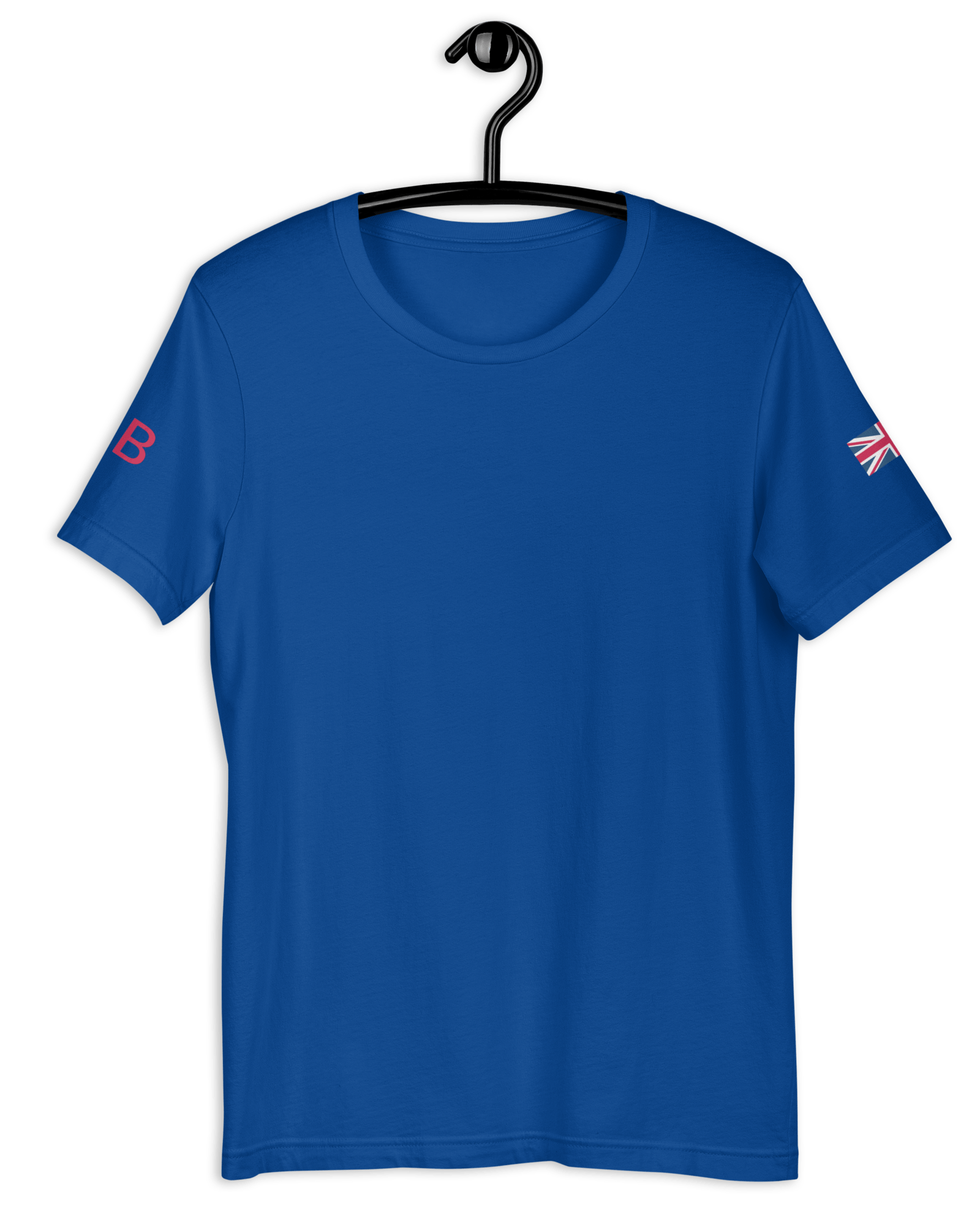 Union Jack GB T-shirt | Both Sleeves | Unisex Fit True Royal / S Shirts & Tops Jolly & Goode
