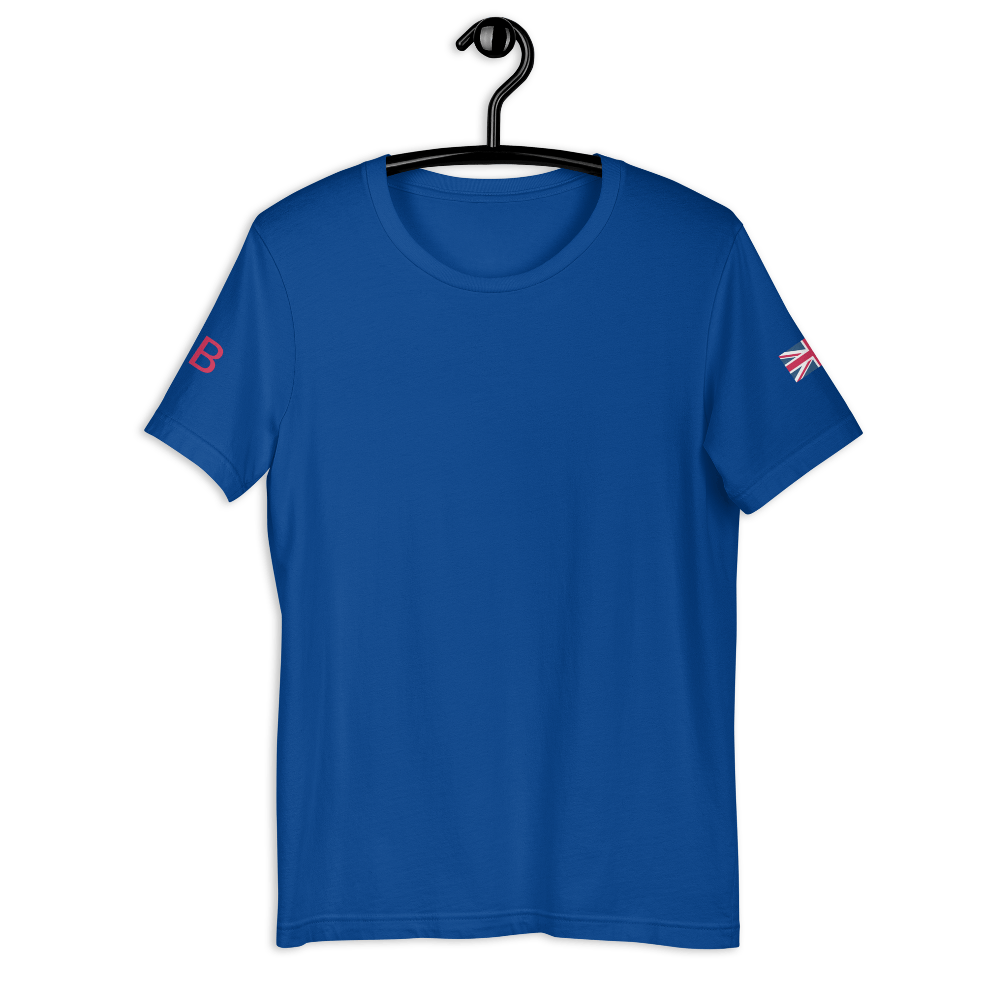 Union Jack GB T-shirt | Both Sleeves | Unisex Fit True Royal / S Shirts & Tops Jolly & Goode