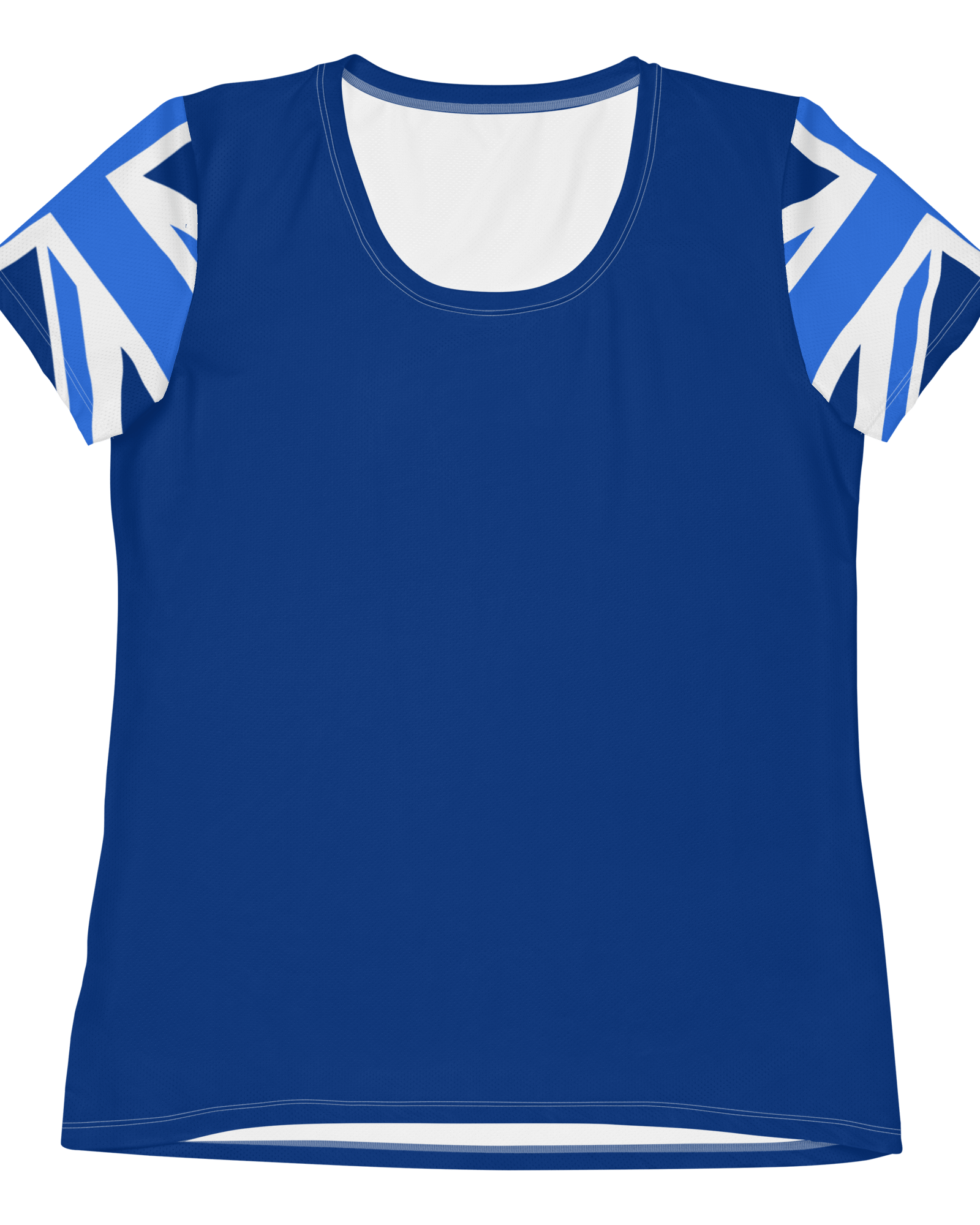 Union Jack Women's Workout Shirt | Blue Activewear Jolly & Goode