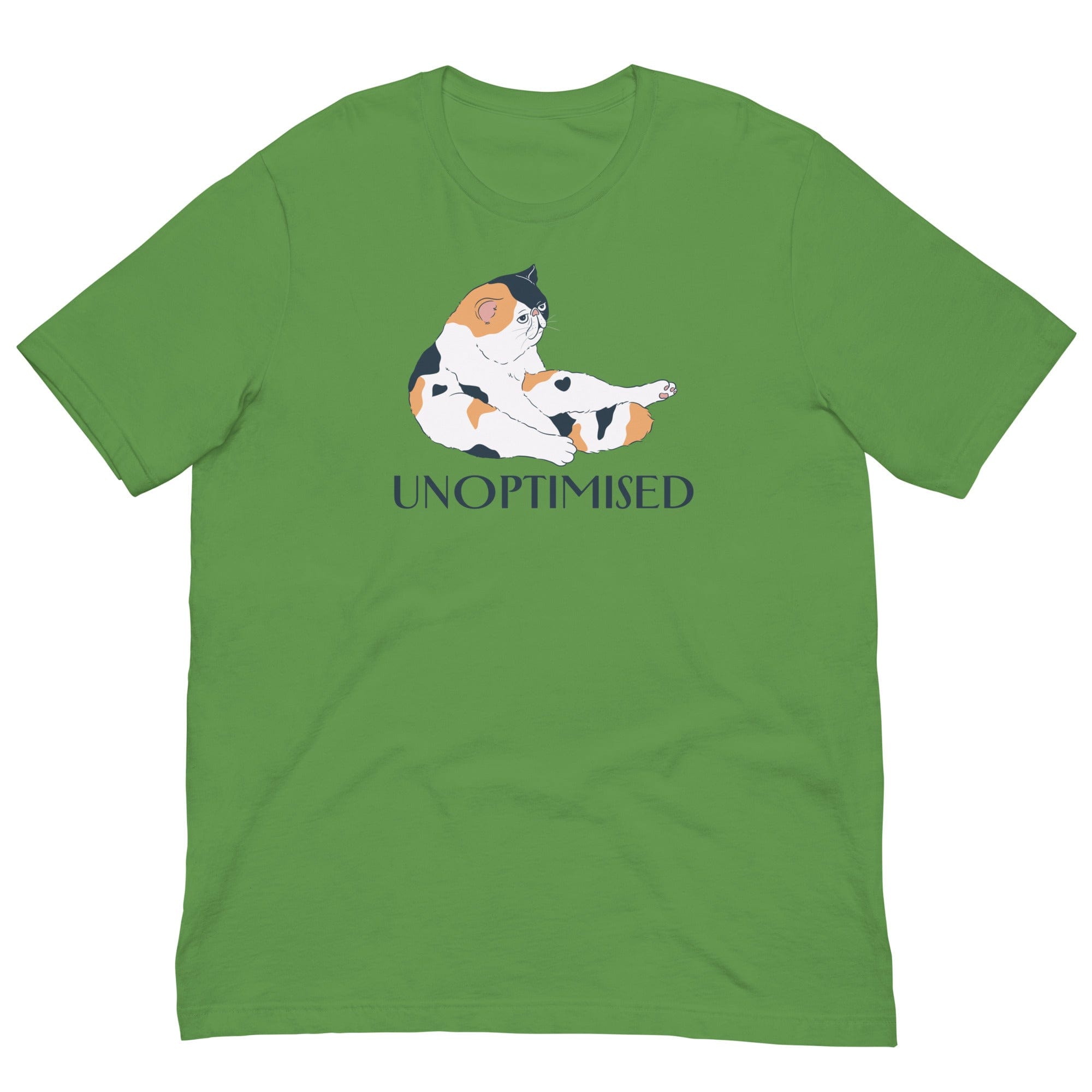 Unoptimised Cat T-shirt | Unisex Leaf / S Shirts & Tops Jolly & Goode