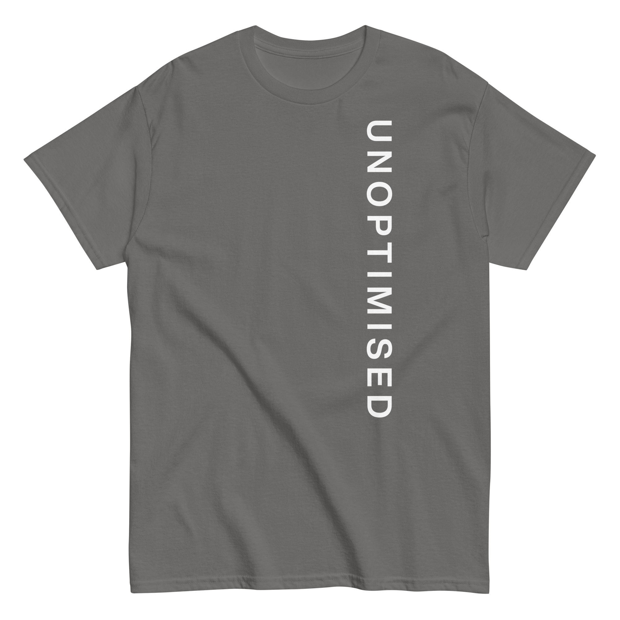 Unoptimised | Men's Heavyweight T-shirt Charcoal / S Jolly & Goode