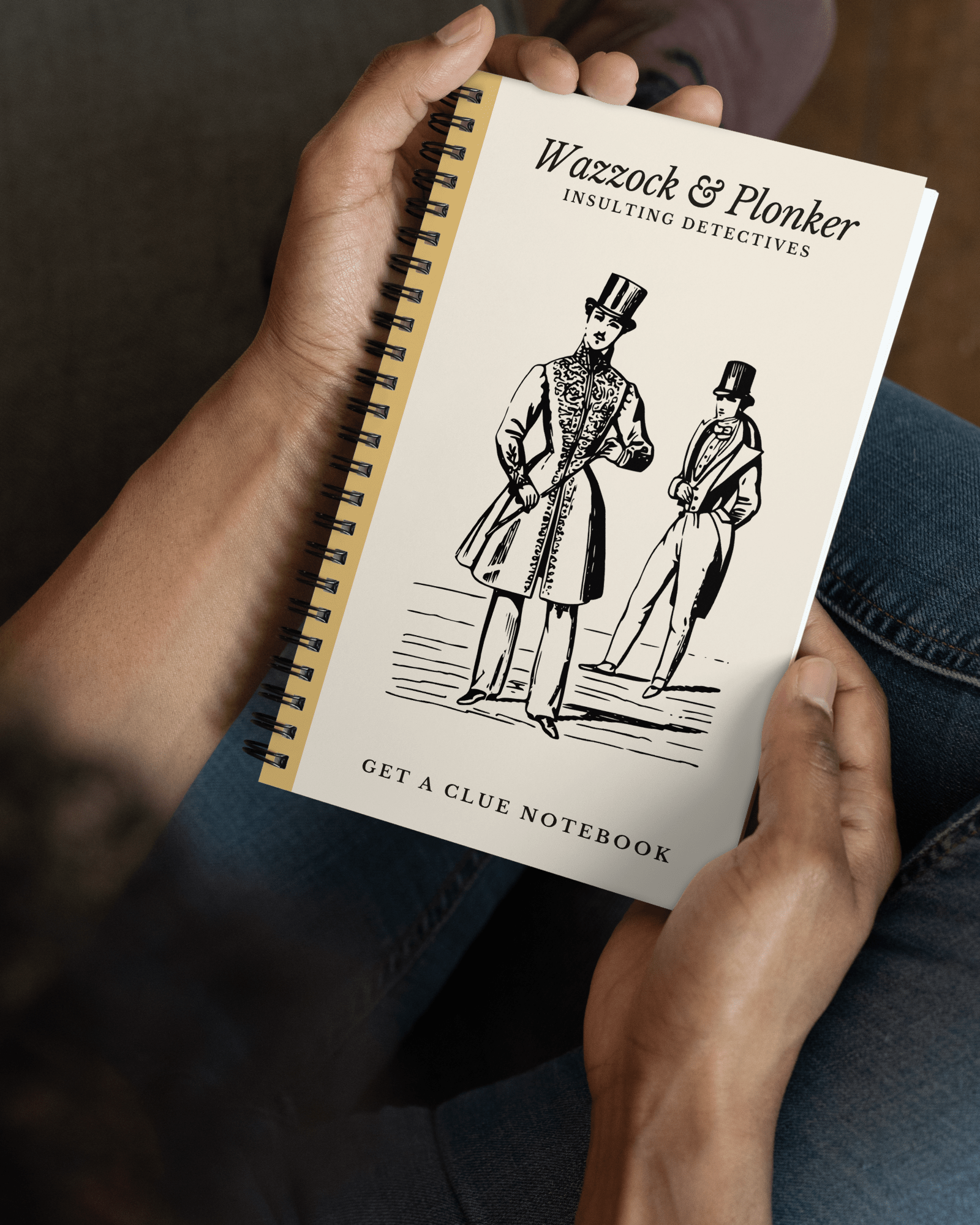 Wazzock & Plonker Get a Clue Notebook.