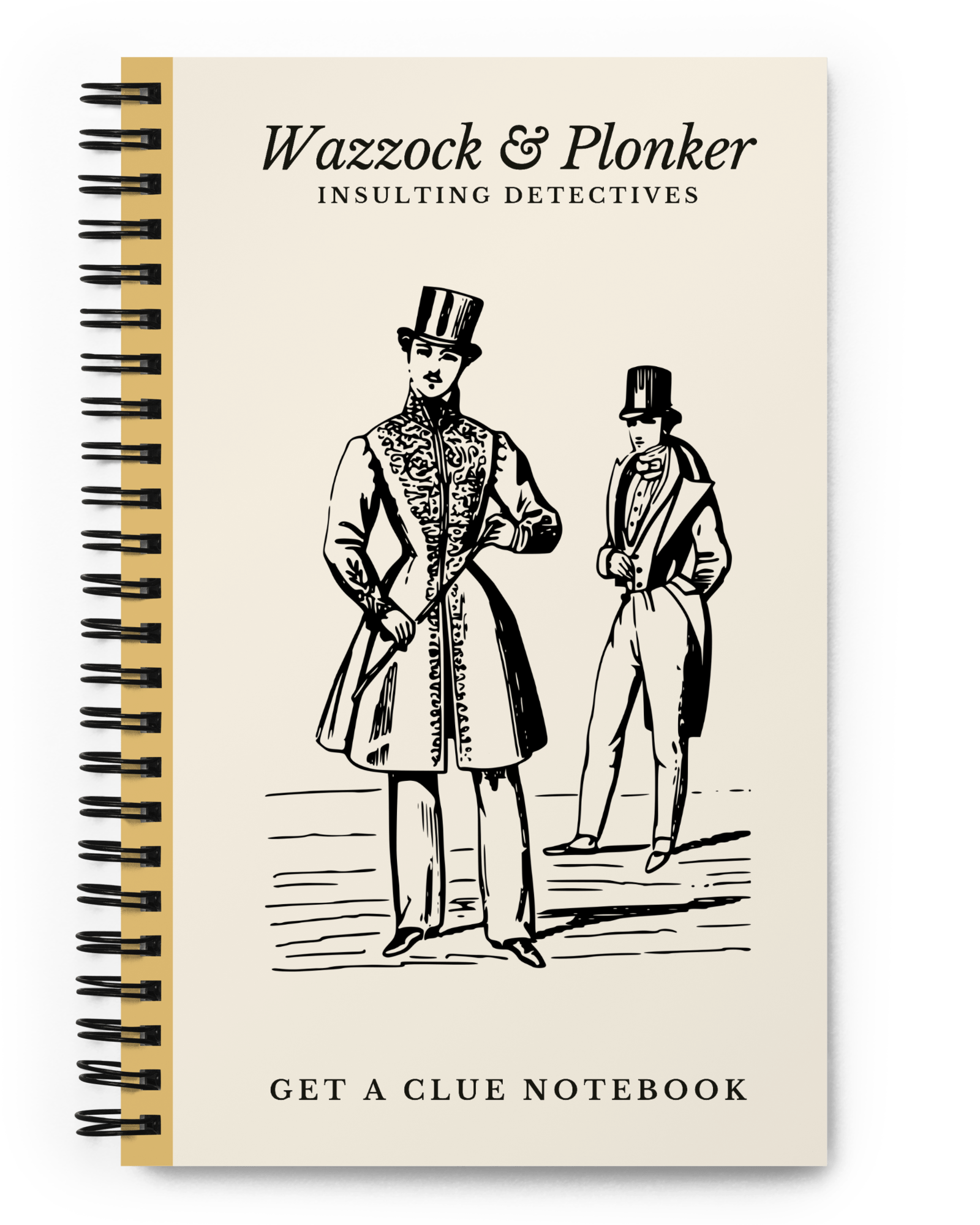 Wazzock & Plonker Get a Clue Notebook.