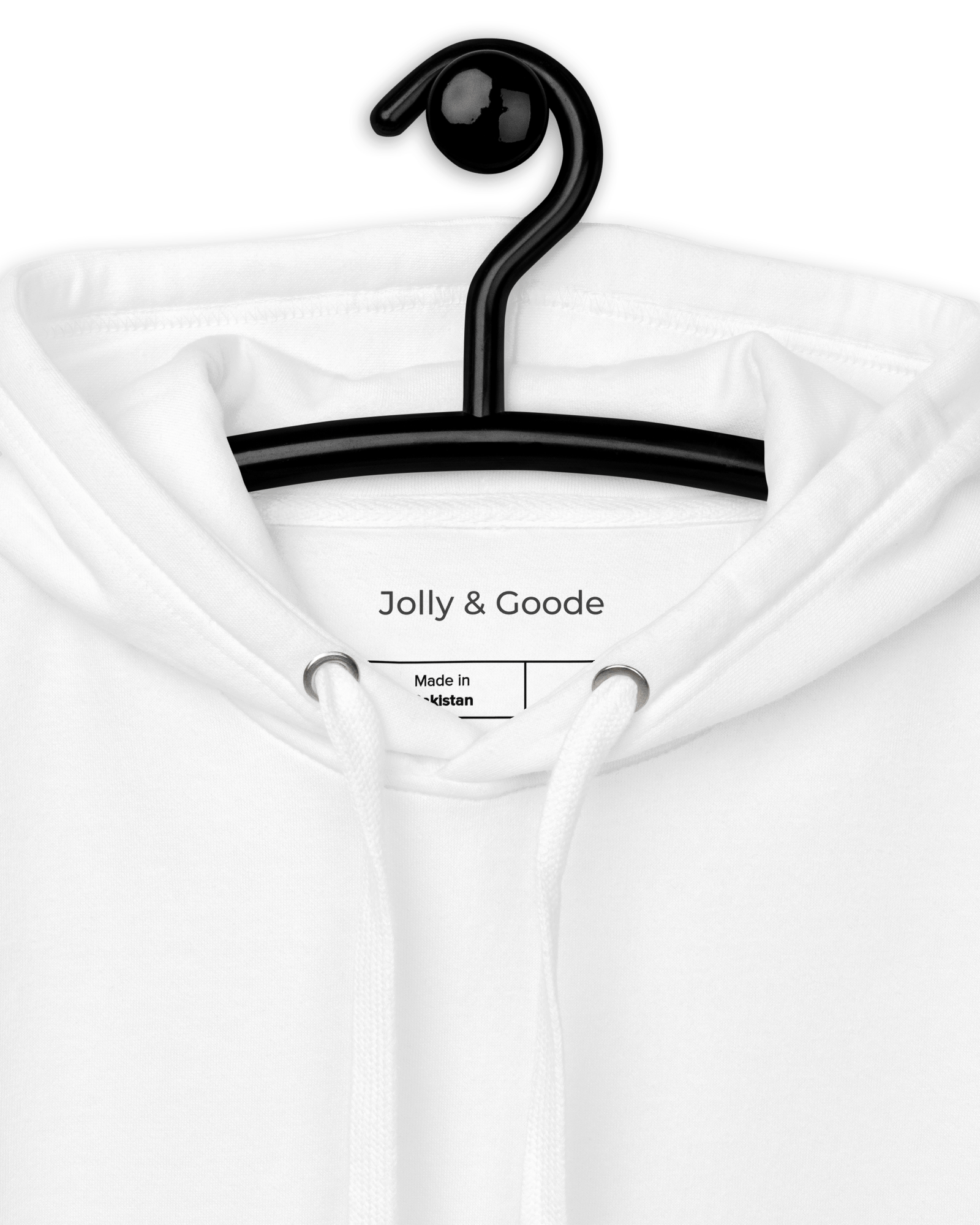 White On White Unisex Hoodie Outerwear Jolly & Goode