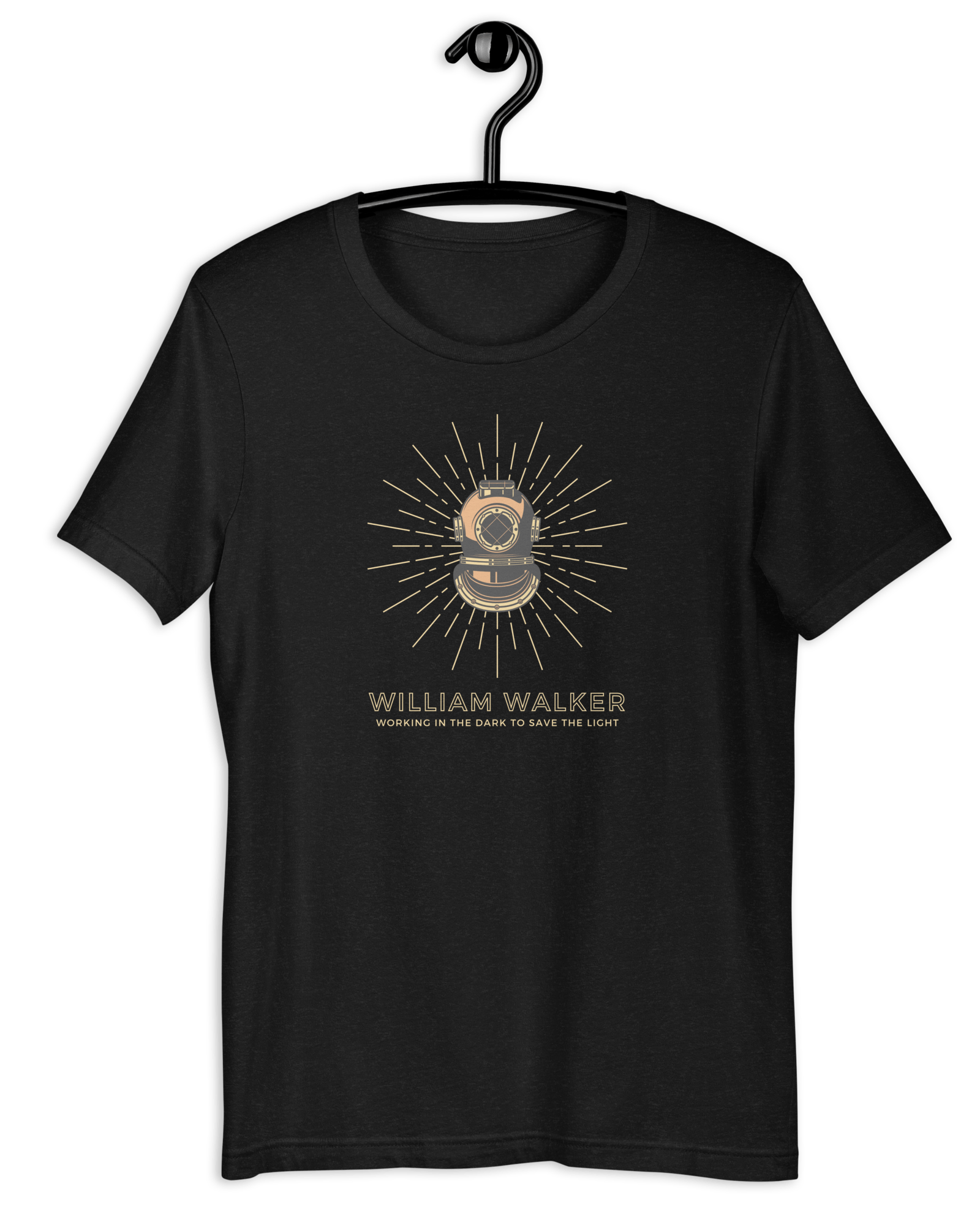 William Walker T-shirt Black Heather / S Shirts & Tops Jolly & Goode