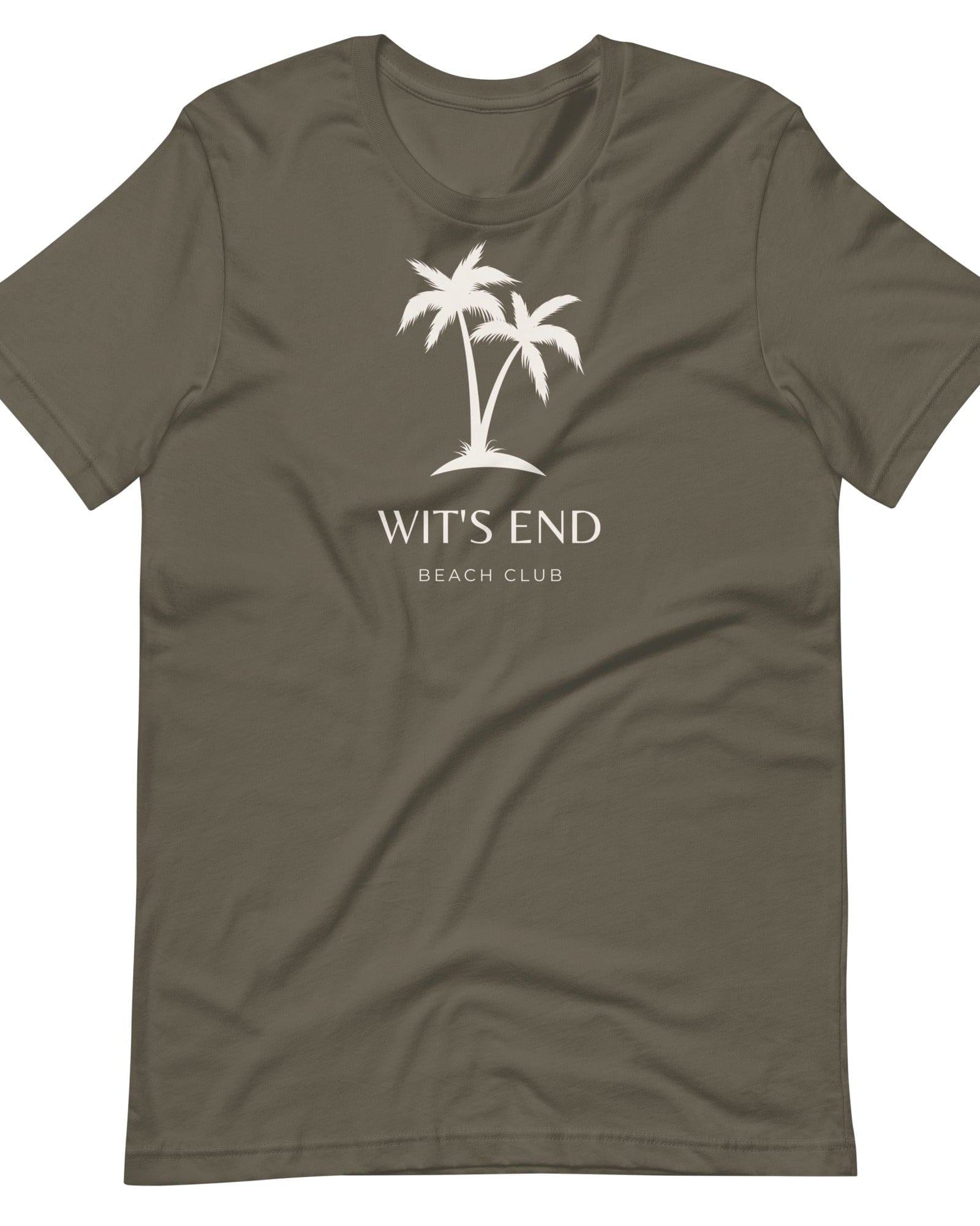Wit's End Beach Club T-shirt Army / S Shirts & Tops Jolly & Goode