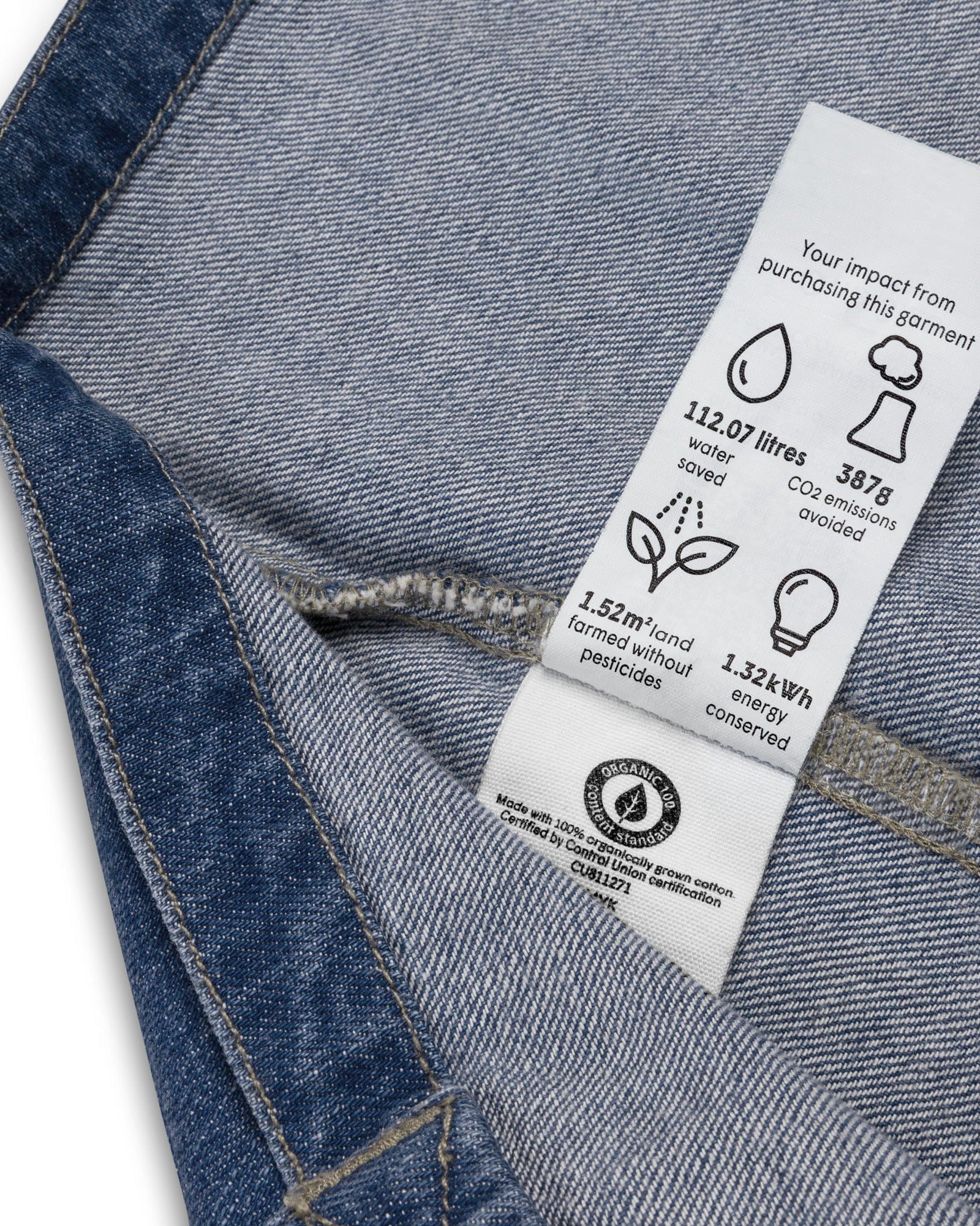 Wit's End Organic Denim Tote Bag.