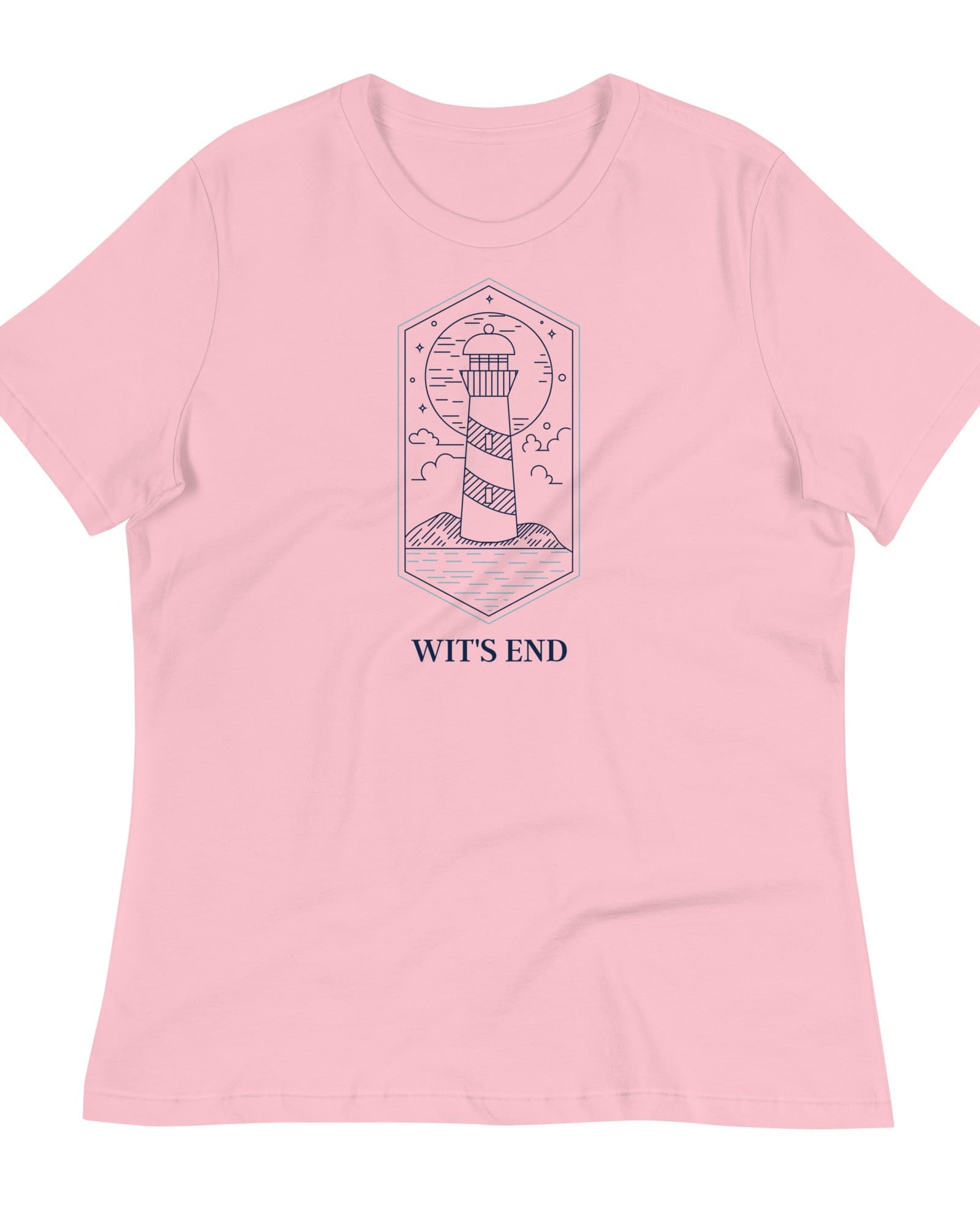 Wit's End | Women's Relaxed T-Shirt Pink / S Shirts & Tops Jolly & Goode