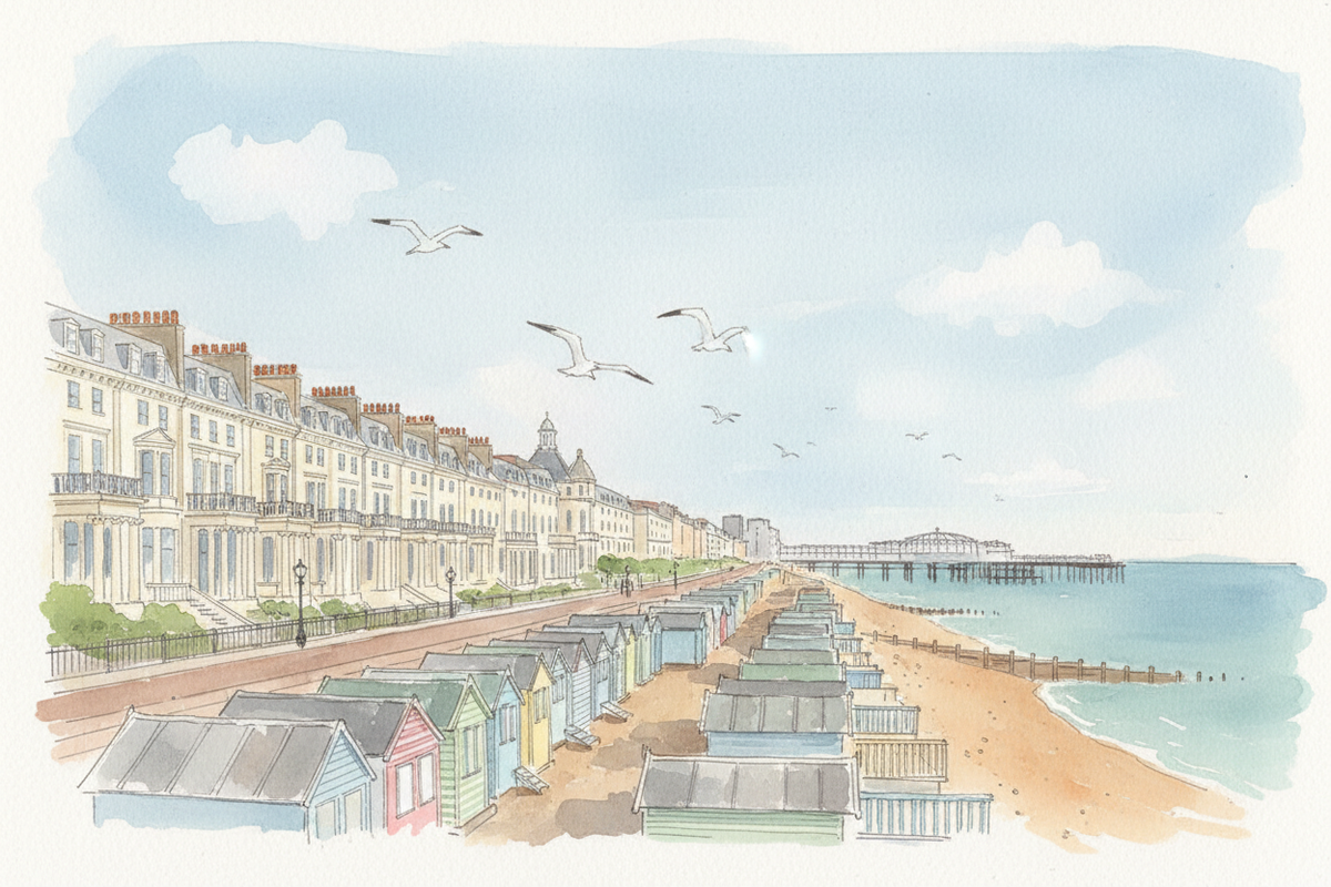 From the Lanes to Hove Actually, we explore the distinct personalities of Brighton &amp; Hove's neighbourhoods — the cafés, communities, and character that make each one worth knowing.