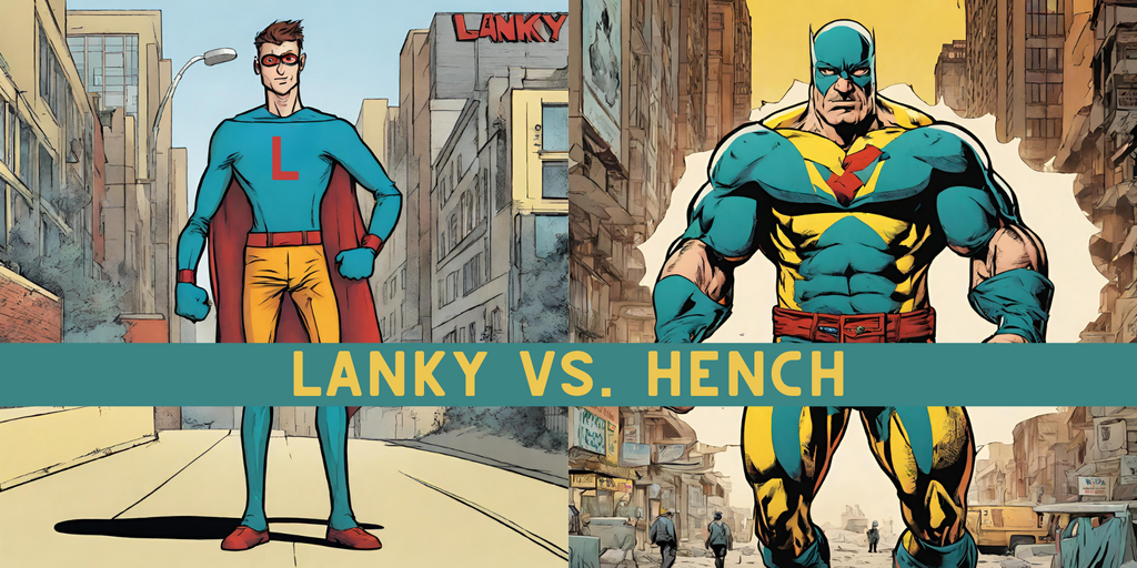 Lanky vs. Hench. It's an age-old debate—before we're born, which body type should we choose? For those of us who plan on being men, it all comes down to this.