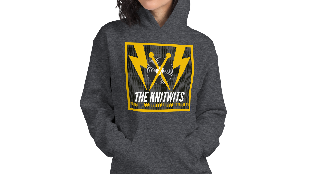 The Knitwits band, official merchandise, including t-shirts and hoodies