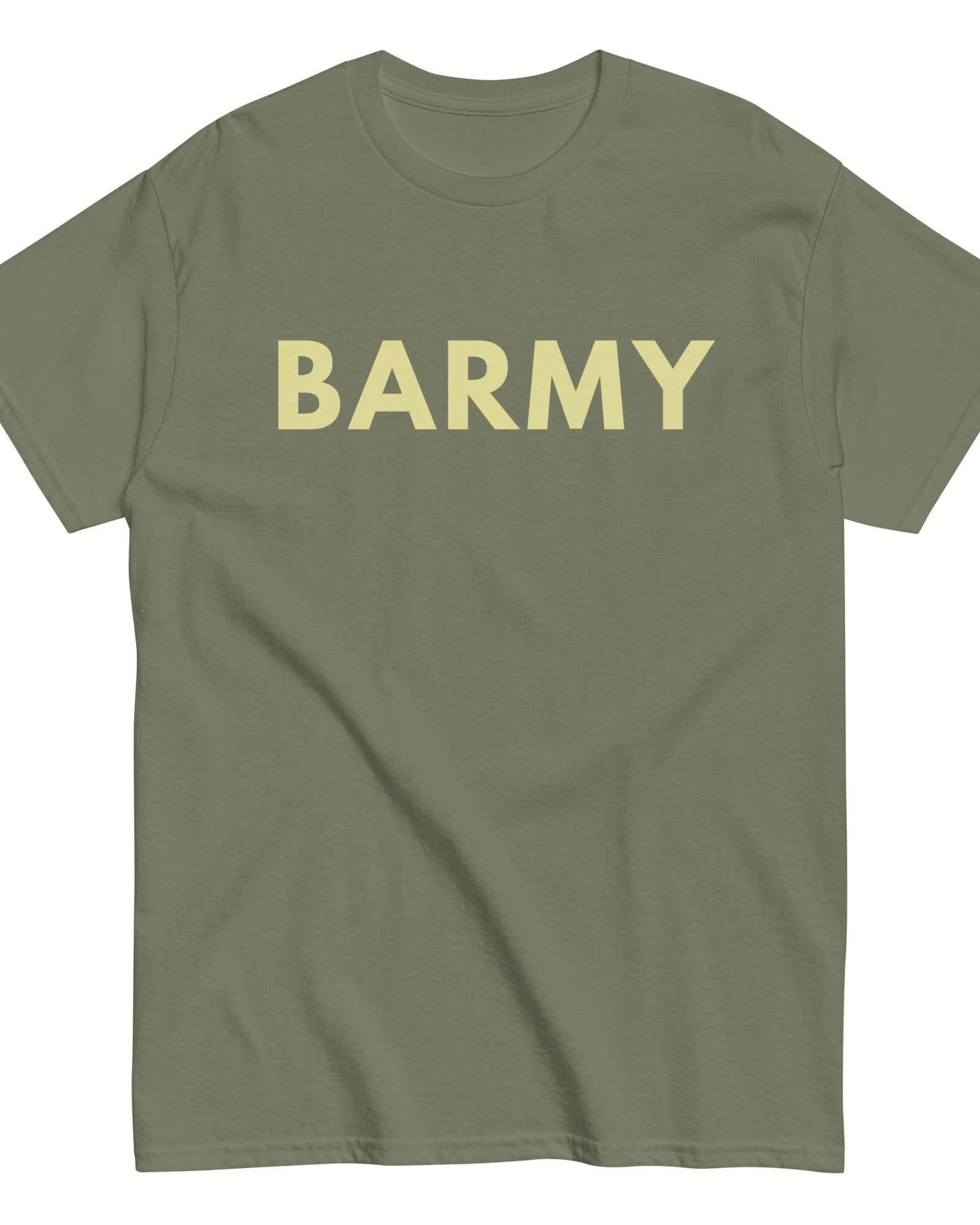 The Barmy collection brings smiles everywhere you go. Join the Barmy with these fun and fantastic T-shirts, Hoodies, Sweatshirts, Jumpers, Long-Sleeve Shirts, Vests (Tank Tops) and more. Barmy Strong.