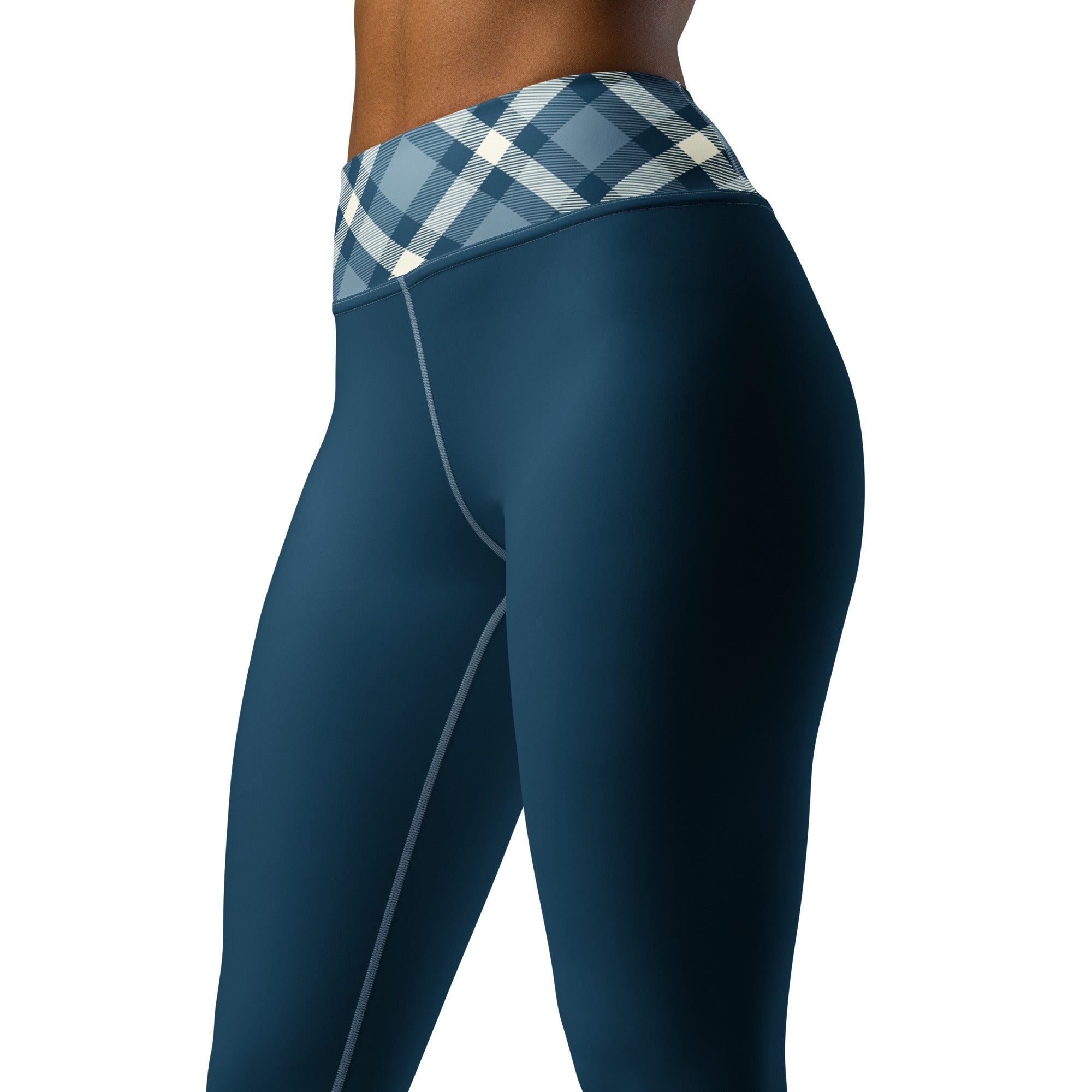 Jolly & Goode Yoga Leggings Cheeky Check Yoga Leggings Cheeky British Style