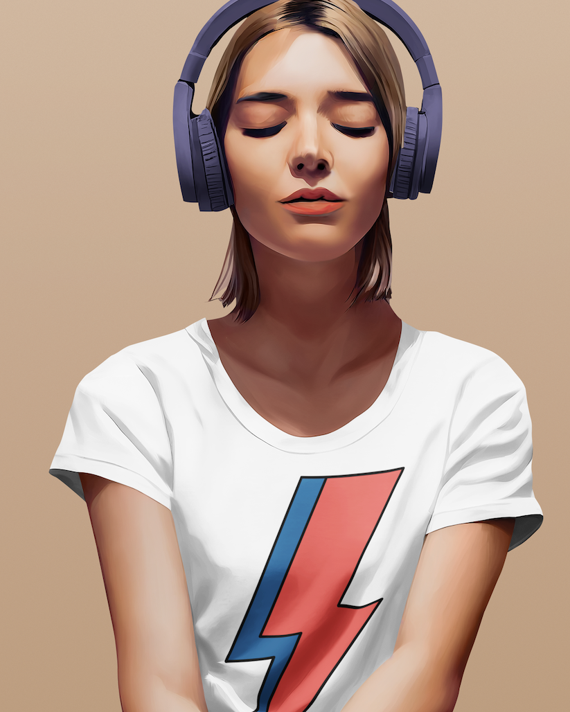 To wear the Lightning Bolt is to feel electric and ready for a transformation. Inspired by David Bowie's lightning makeup, these shirts, crop tops and fun onesies are stylish and fun to wear. 