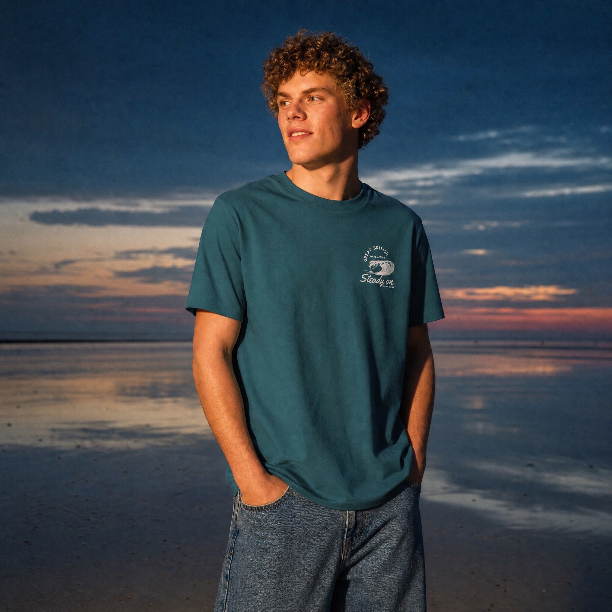 Apparel from the Steady On Surf Club collection is a joy to wear and a fantastic way to represent British Surfing. Cheers.