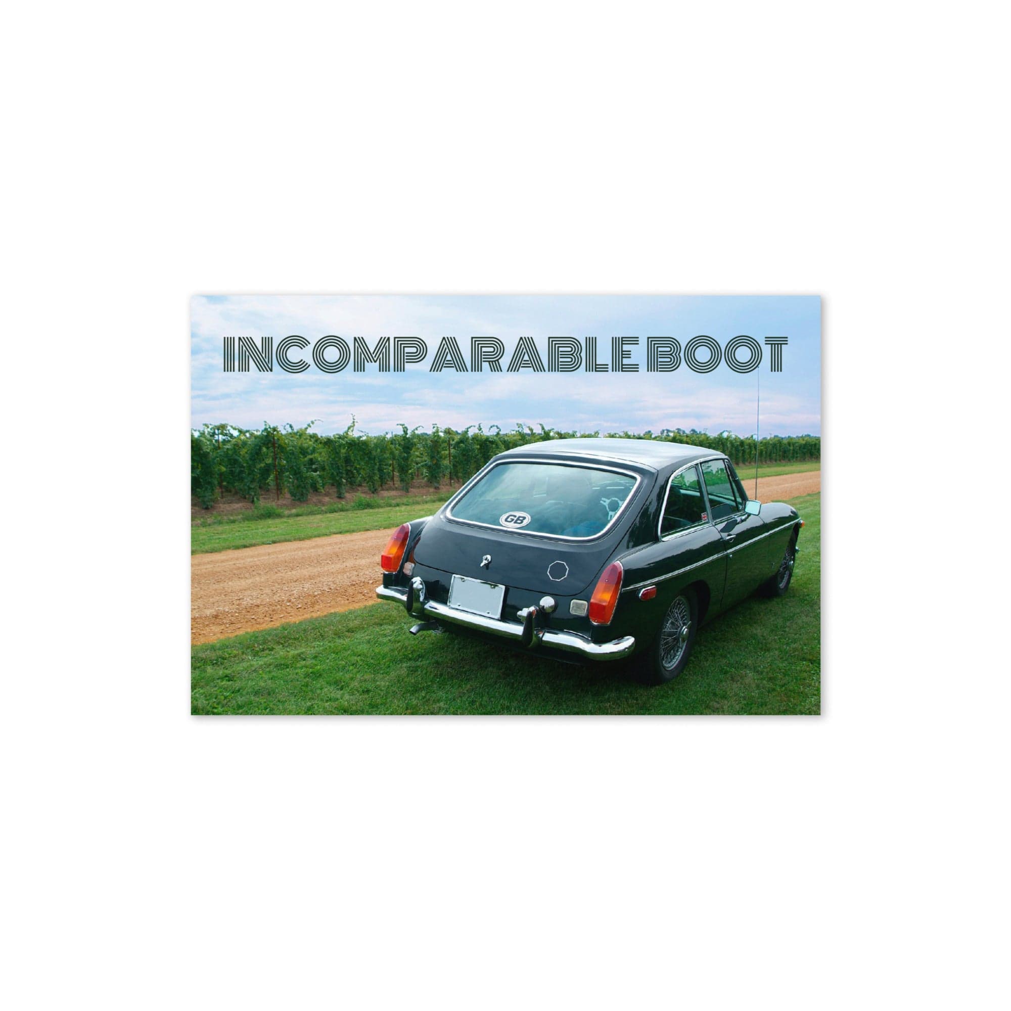 Incomparable Boot | Greeting Card.