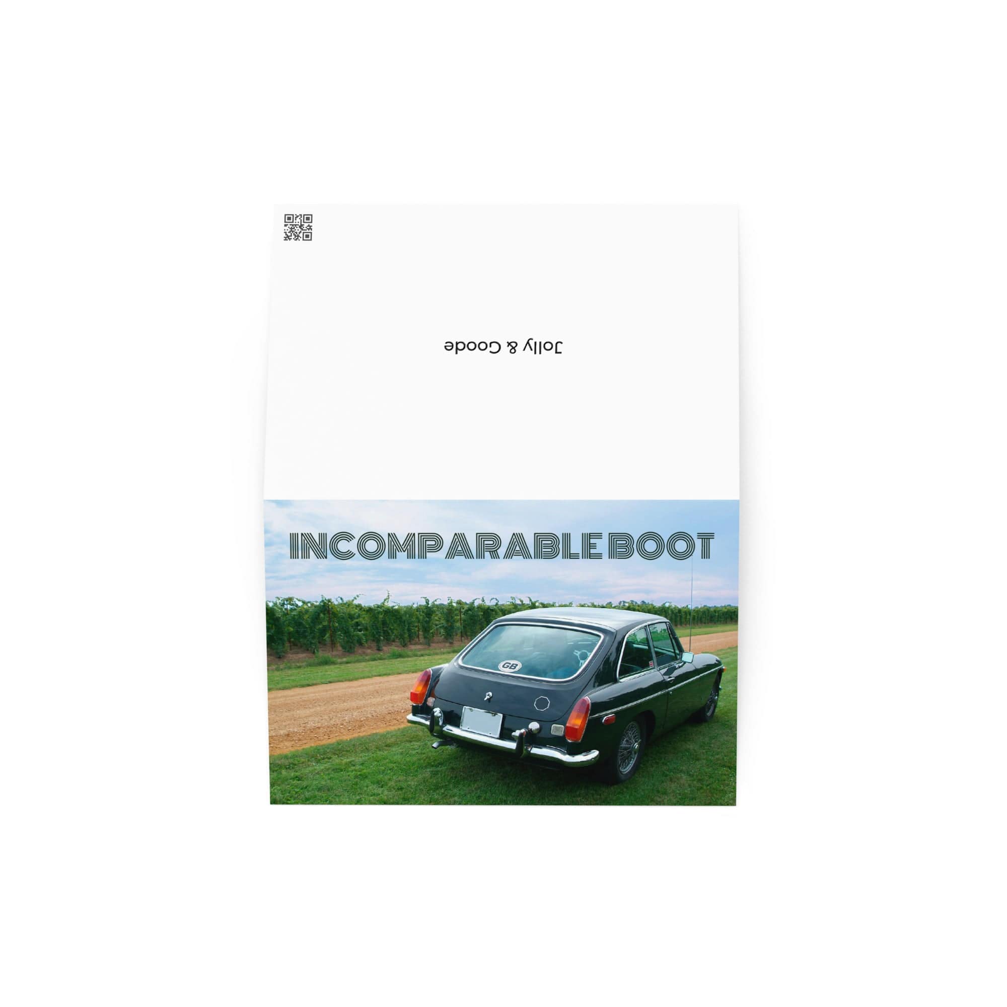 Incomparable Boot | Greeting Card.