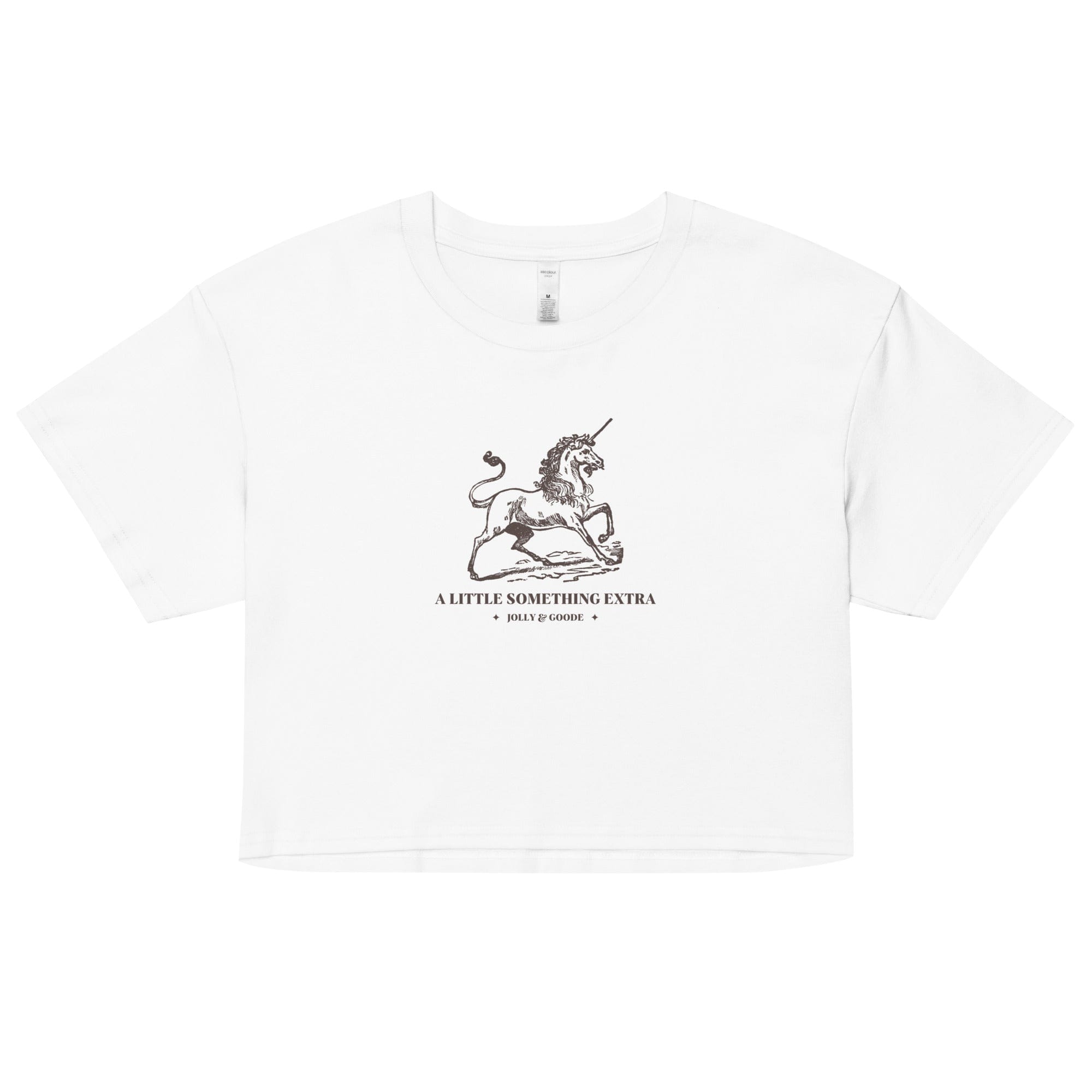 A Little Something Extra Unicorn Crop Top.