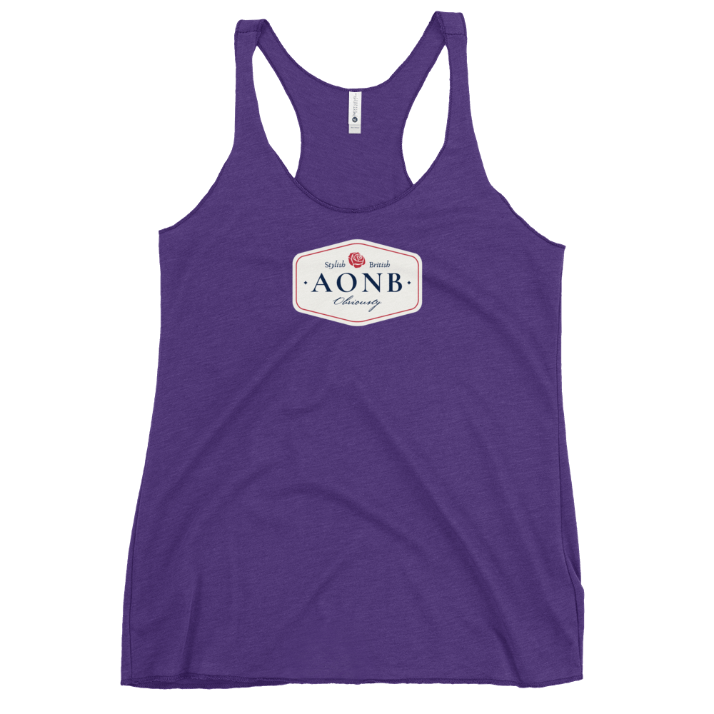 AONB Women's Racerback Top | Area of Outstanding Natural Beauty Purple / XS Vest Jolly & Goode