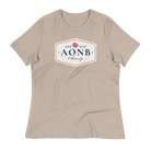 AONB Women's Relaxed T-Shirt | Area of Outstanding Natural Beauty Heather Stone / S Shirts & Tops Jolly & Goode