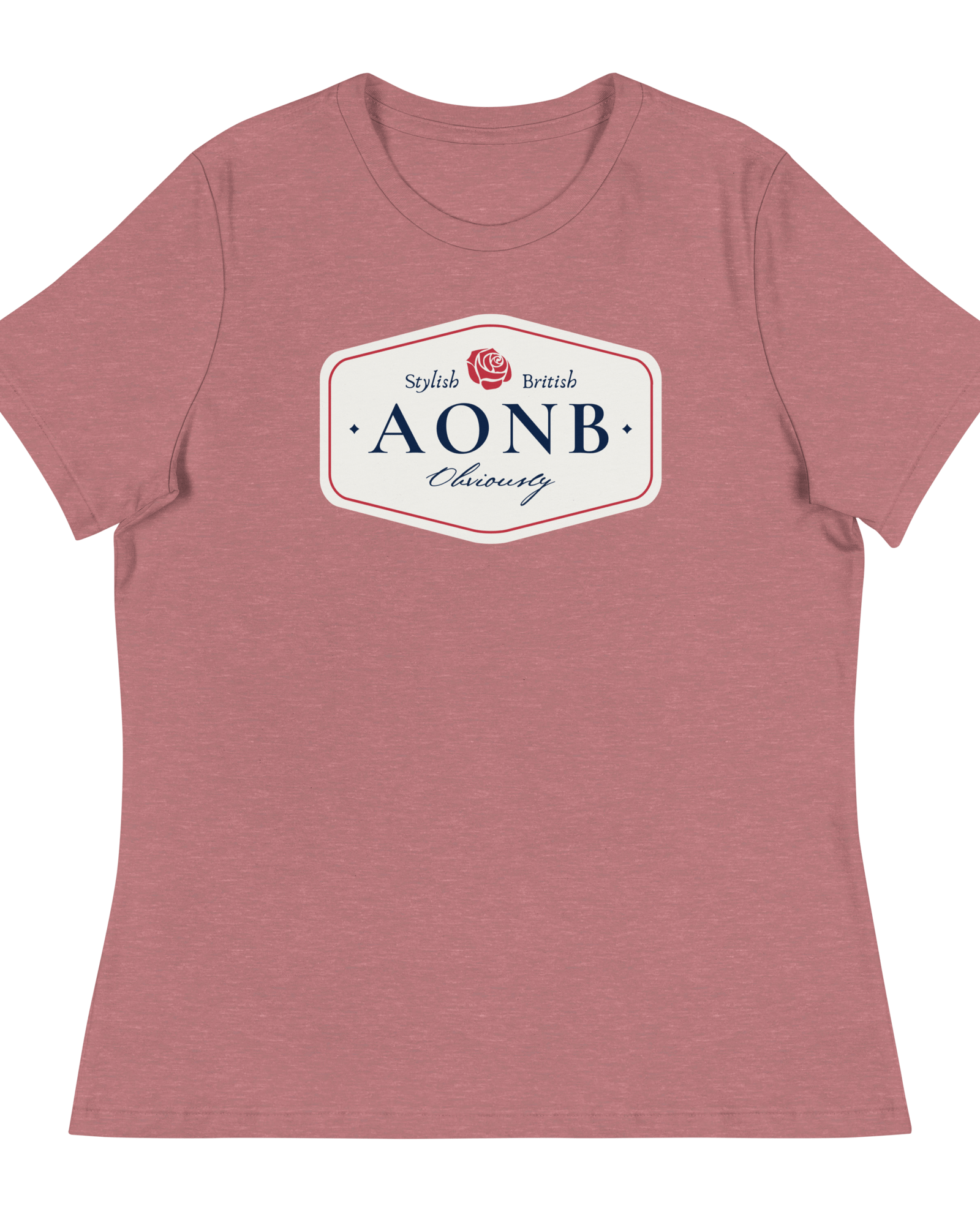 AONB Women's Relaxed T-Shirt | Area of Outstanding Natural Beauty Shirts & Tops Jolly & Goode