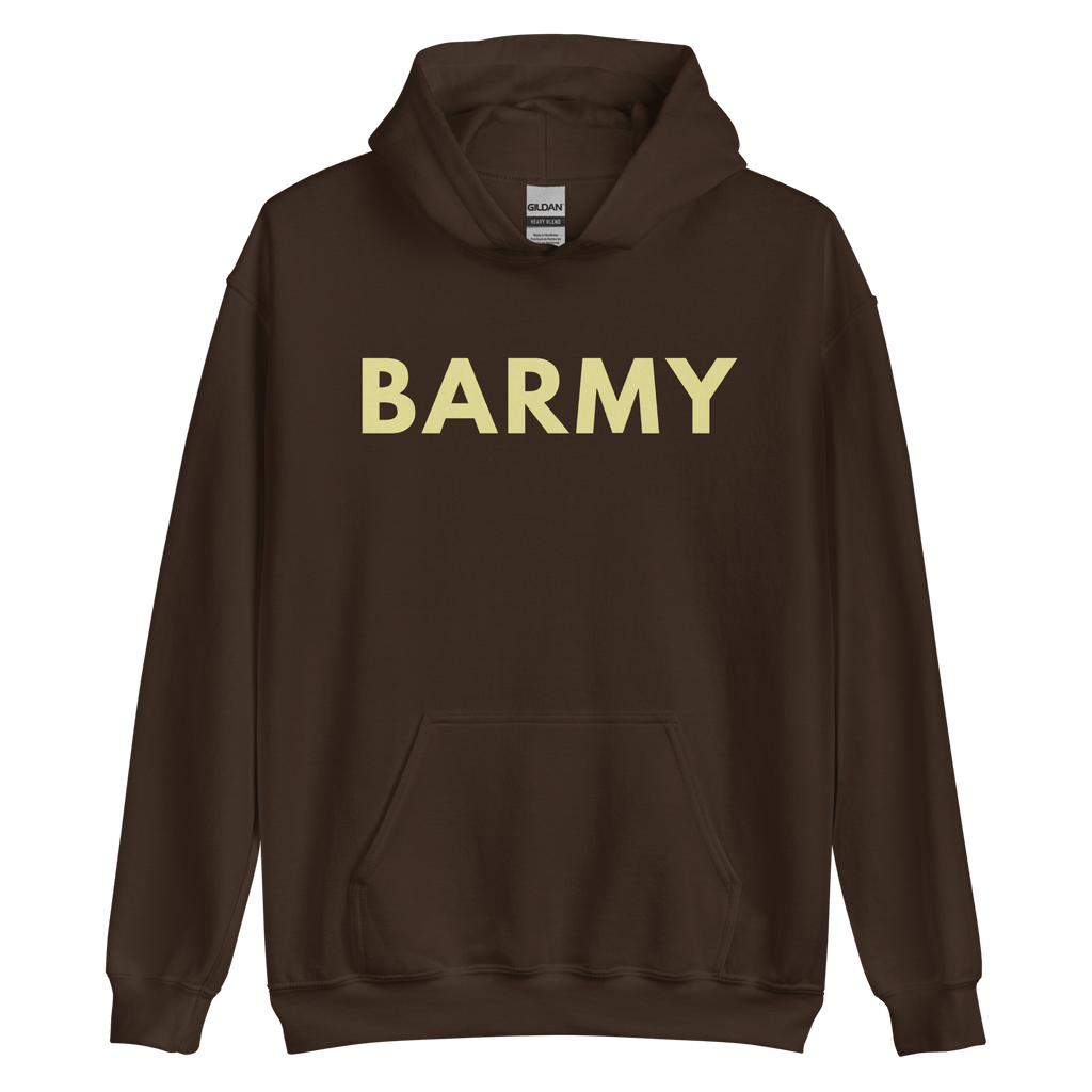 Barmy Hoodie | Unisex Dark Chocolate / S Hoodies Jolly & Goode