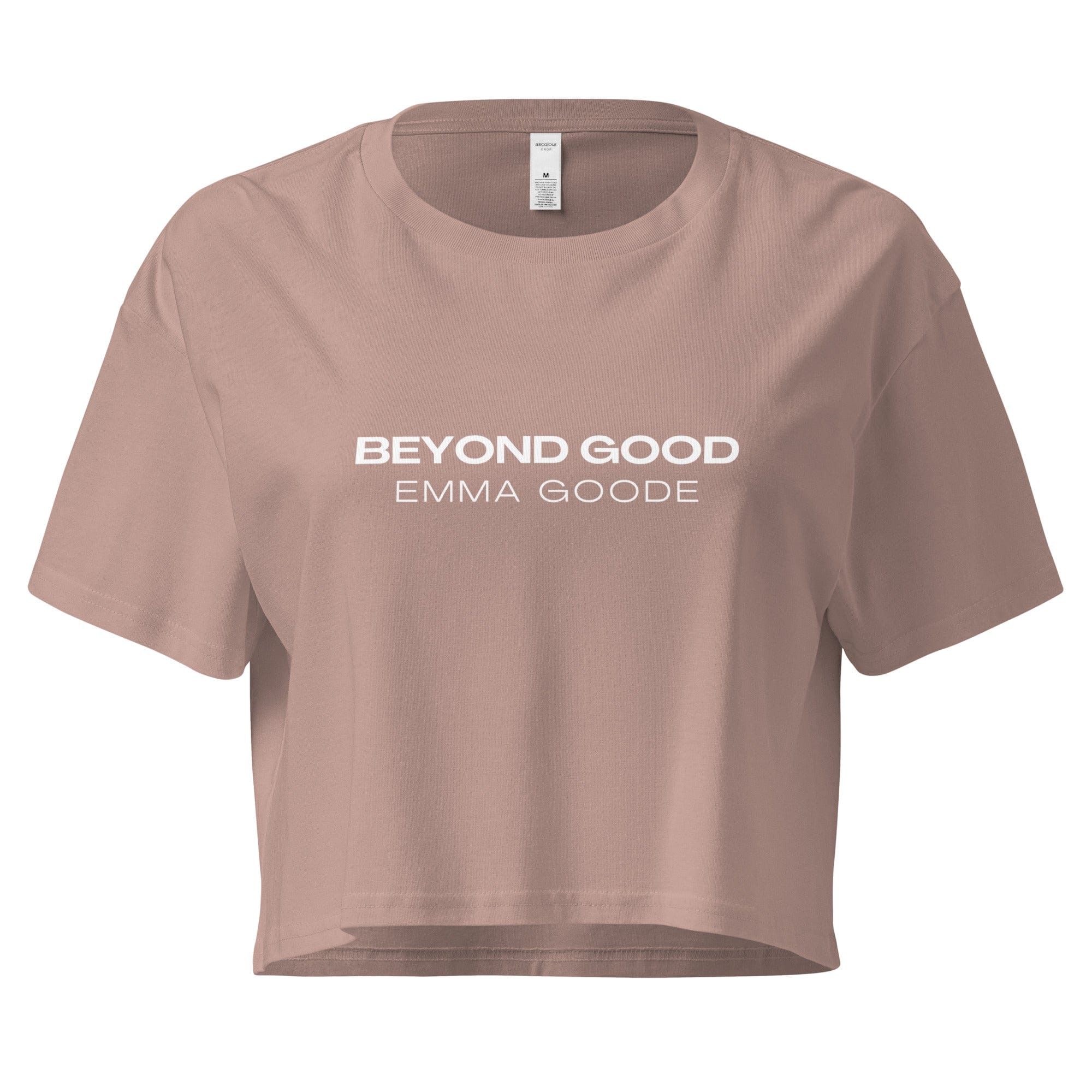 Beyond Good Emma Goode Crop Top Hazy Pink / XS Crop Tops Jolly & Goode