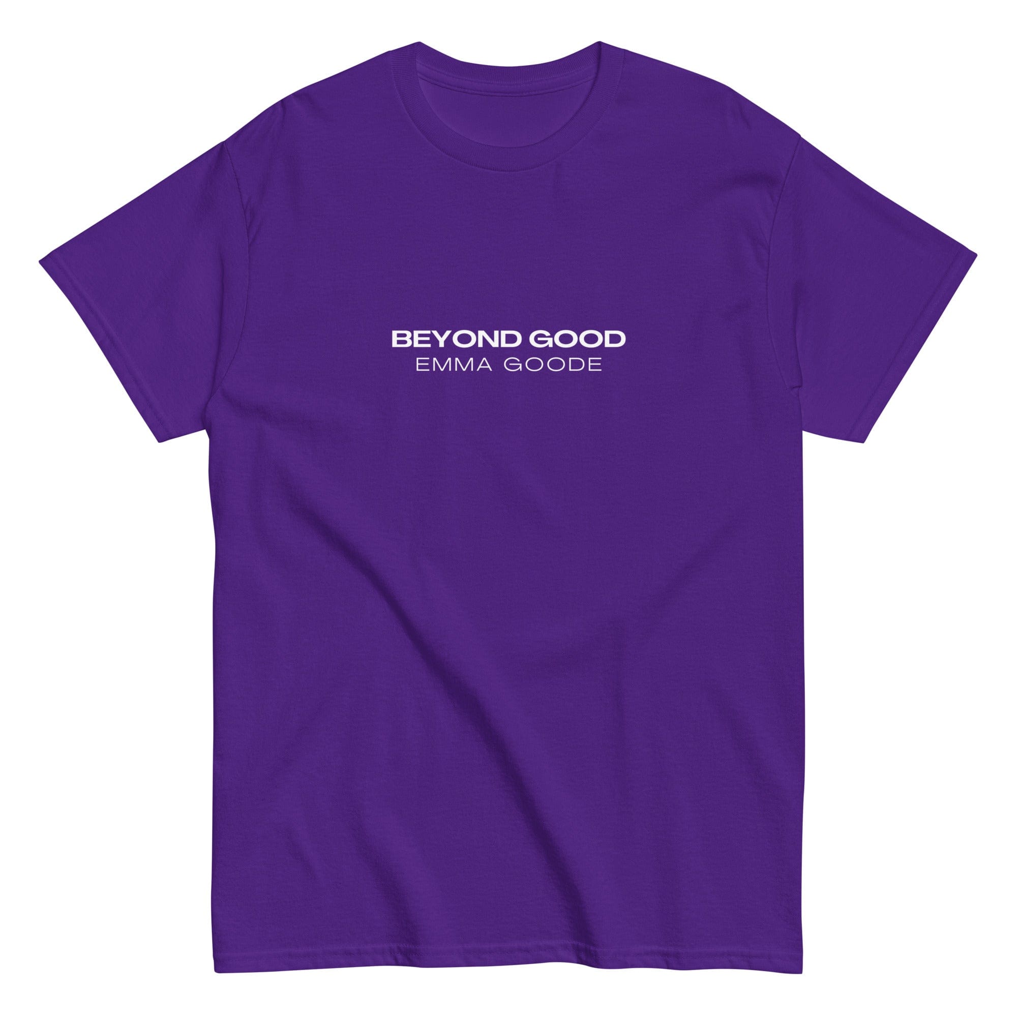 Beyond Good Emma Goode Heavyweight Cotton Tee Purple / S Shirts & Tops Jolly & Goode