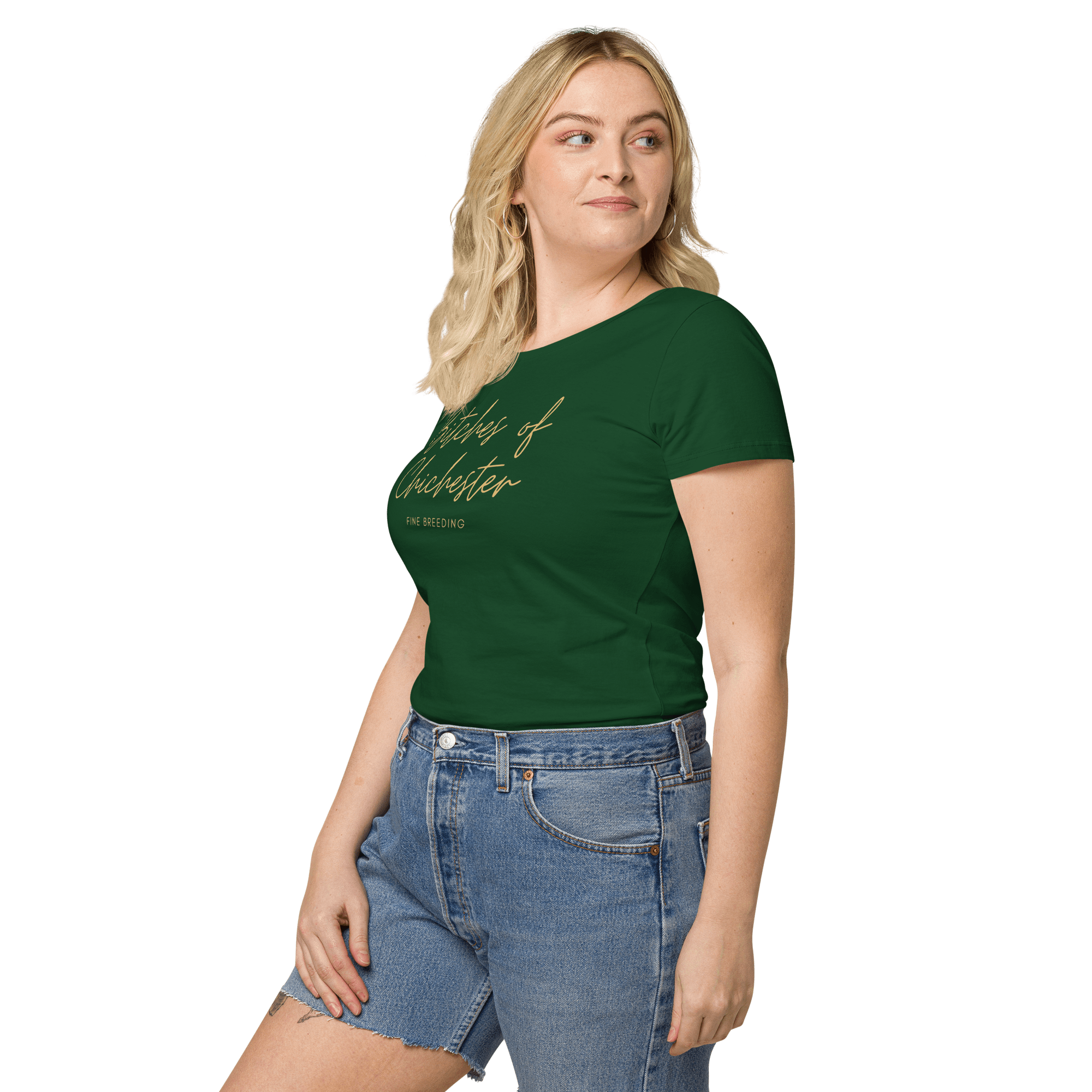 Bitches of Chichester | Women’s Organic T-shirt British green / S Shirts & Tops Jolly & Goode