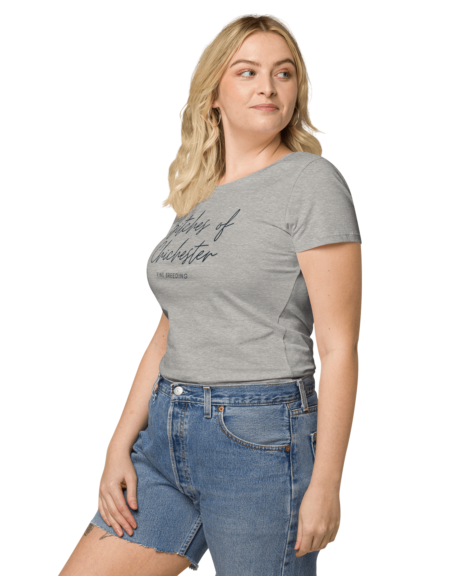 Bitches of Chichester | Women’s Organic T-shirt Grey melange / S Shirts & Tops Jolly & Goode