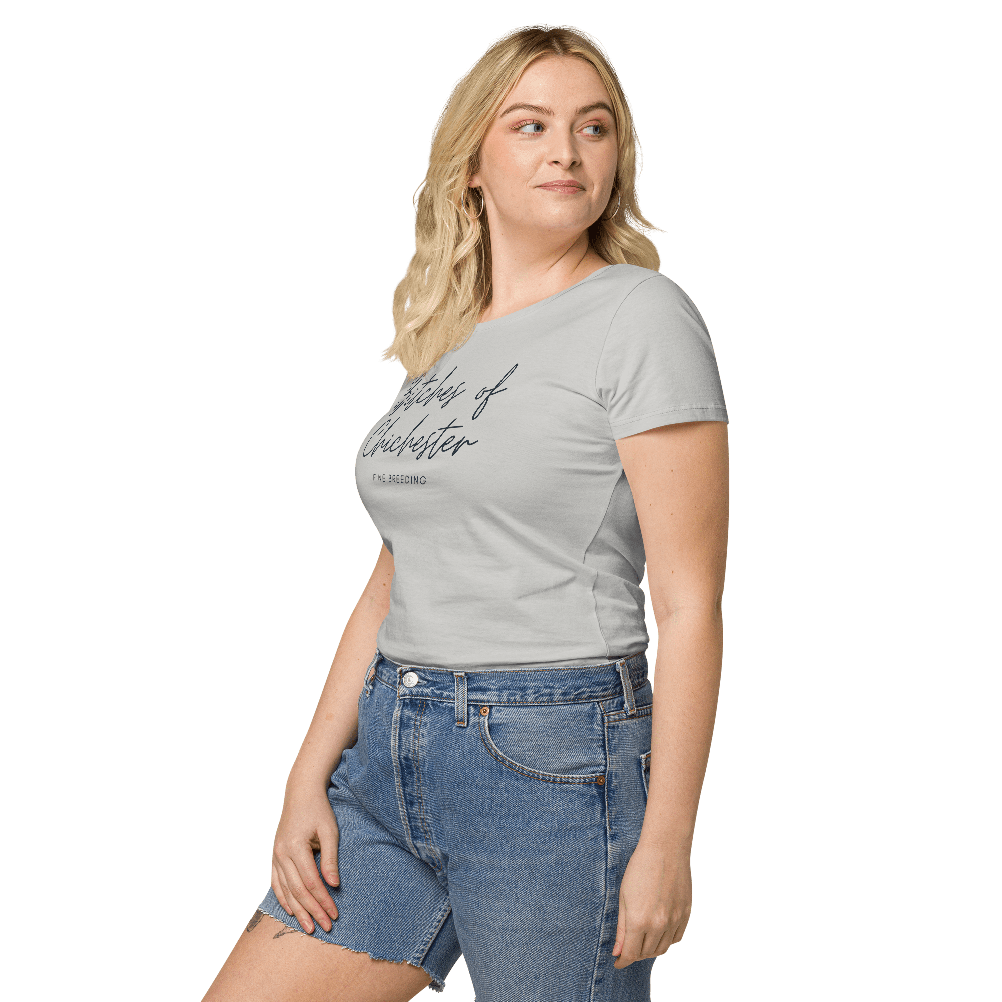 Bitches of Chichester | Women’s Organic T-shirt Pure grey / S Shirts & Tops Jolly & Goode