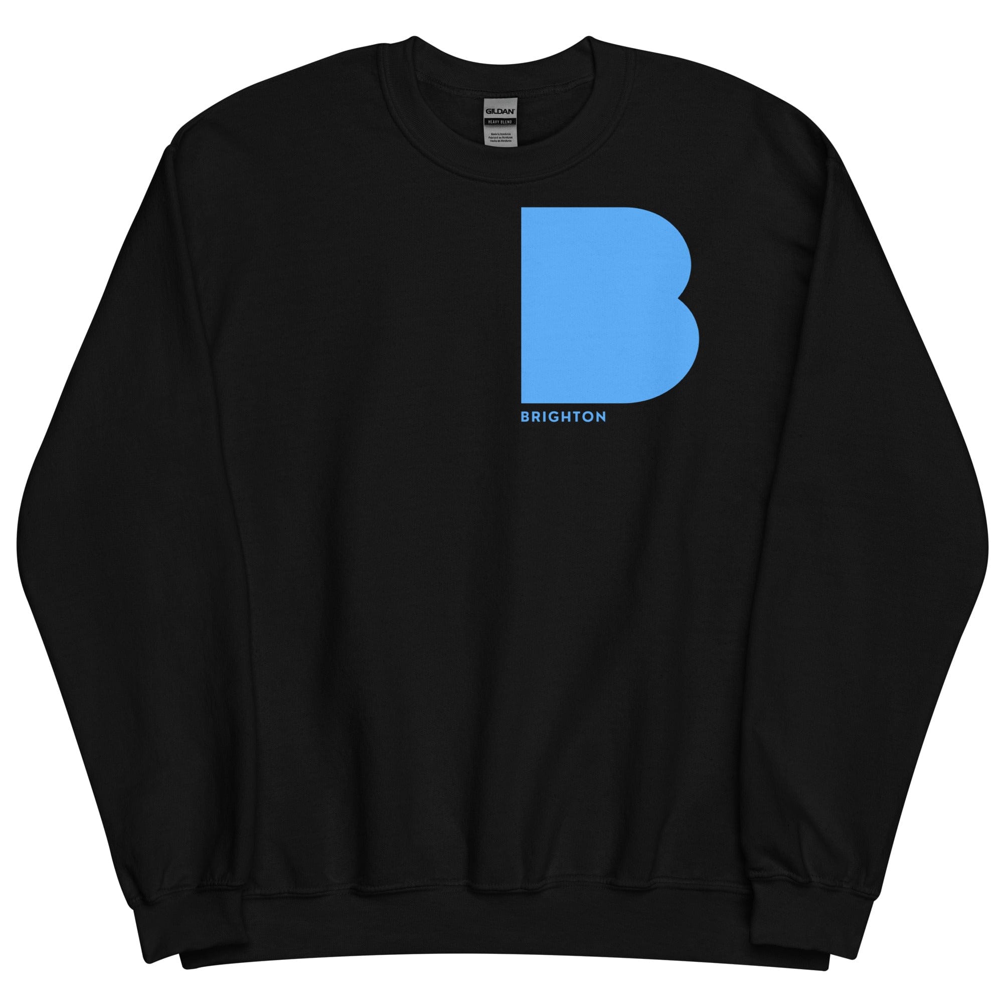 Brighton B Sweatshirt | Sky Blue Black / S Sweatshirt Jolly & Goode