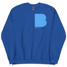 Brighton B Sweatshirt | Sky Blue Royal / S Sweatshirt Jolly & Goode