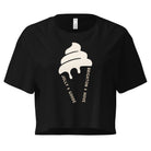 Brighton & Hove Ice Cream Crop Top Black / XS Crop Tops Jolly & Goode