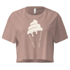 Brighton & Hove Ice Cream Crop Top Hazy Pink / XS Crop Tops Jolly & Goode