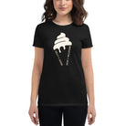 Brighton & Hove Ice Cream | Women's T-shirt Black / S Shirts & Tops Jolly & Goode