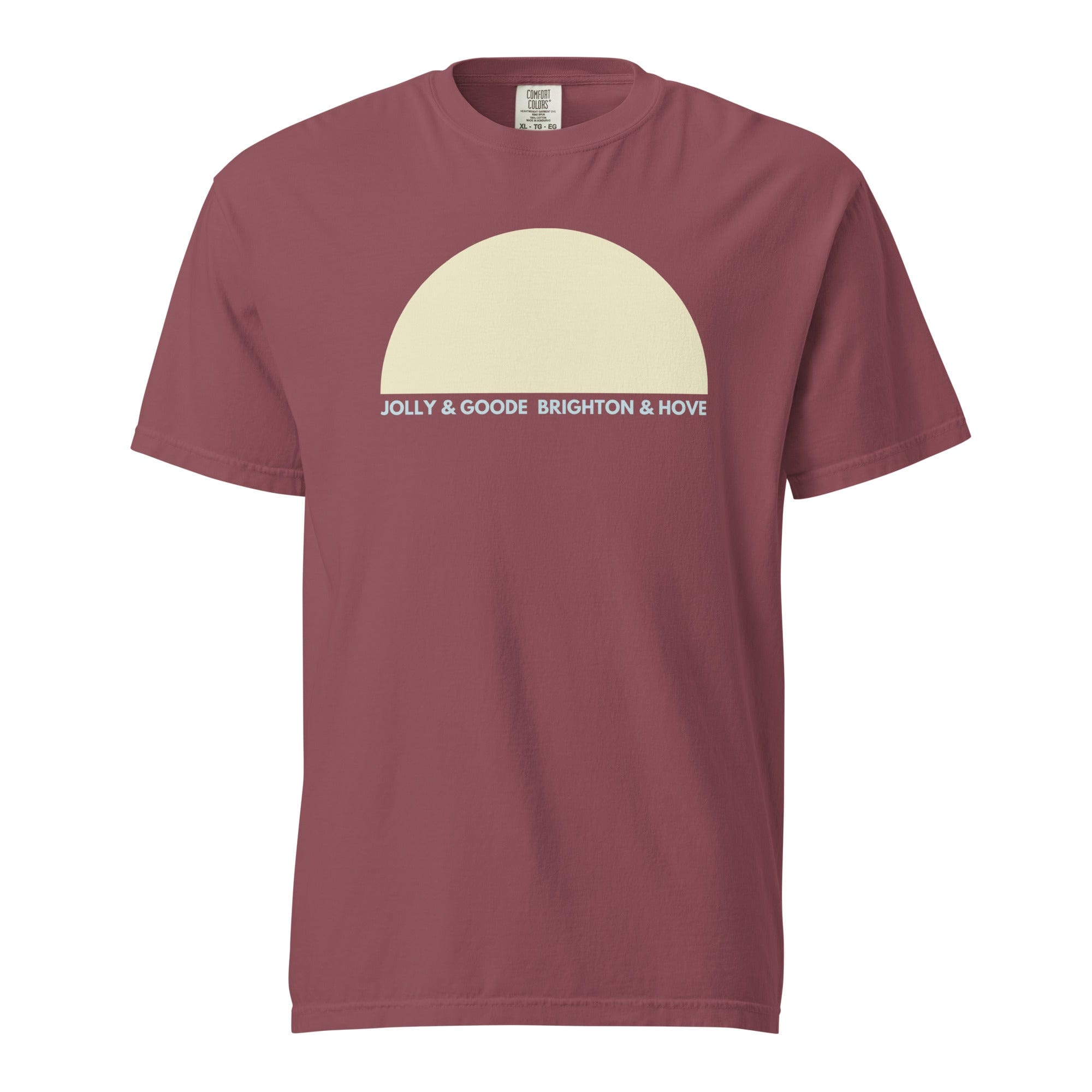 Brighton & Hove Sun | Garment-dyed Heavyweight T-shirt Shirts & Tops Jolly & Goode