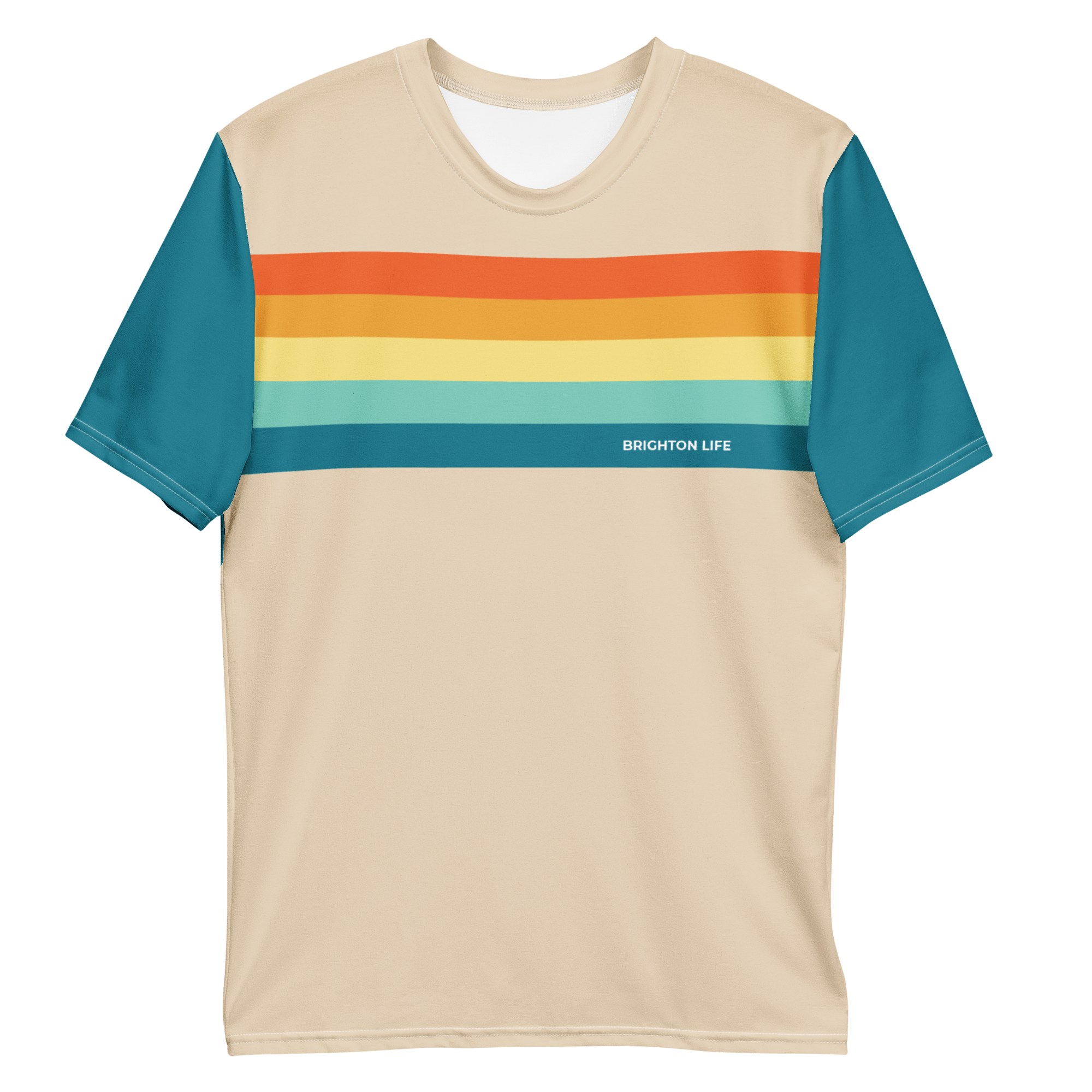 Brighton Life Sunset Stripe Men's Shirt XS Shirts & Tops Jolly & Goode