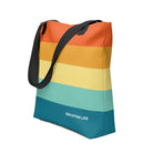 Brighton Life Sunset Stripe Tote Bag Jolly & Goode