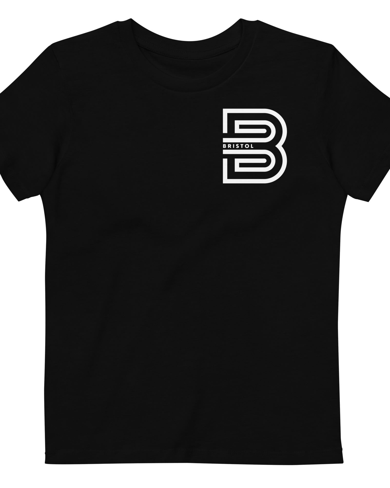 Bristol B Kids T-shirt | Organic Cotton Black / 3-4 Shirts & Tops Jolly & Goode